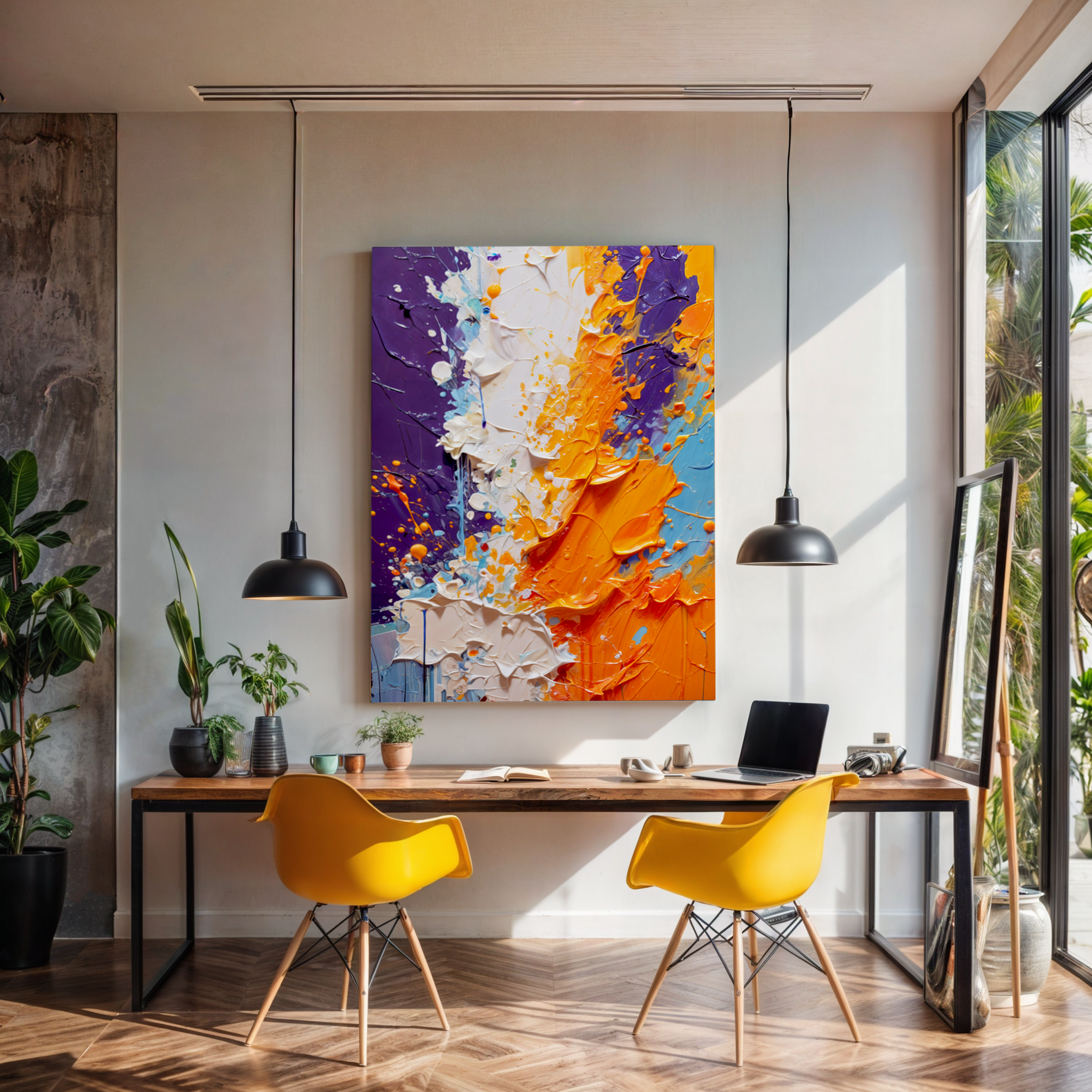 Canvas Print: &amp;quot;Chromatic Rift&amp;quot;