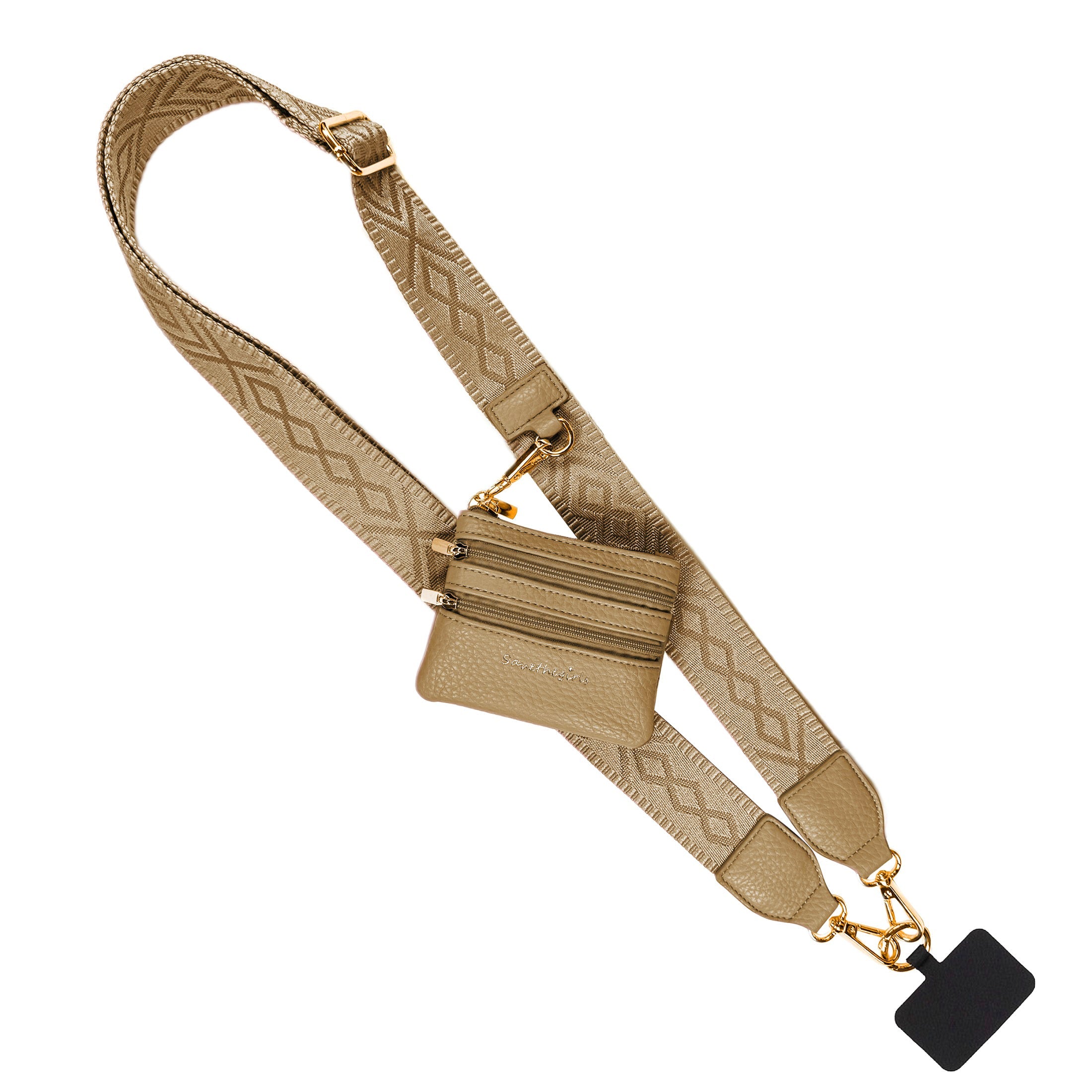 Clip &amp;amp; Go Strap w/Zippered Pouch Classic