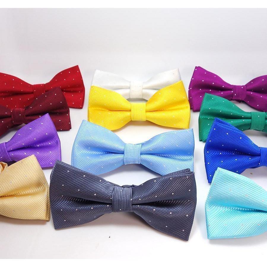 Classic Polka Collection Bow Ties - 12 Colors