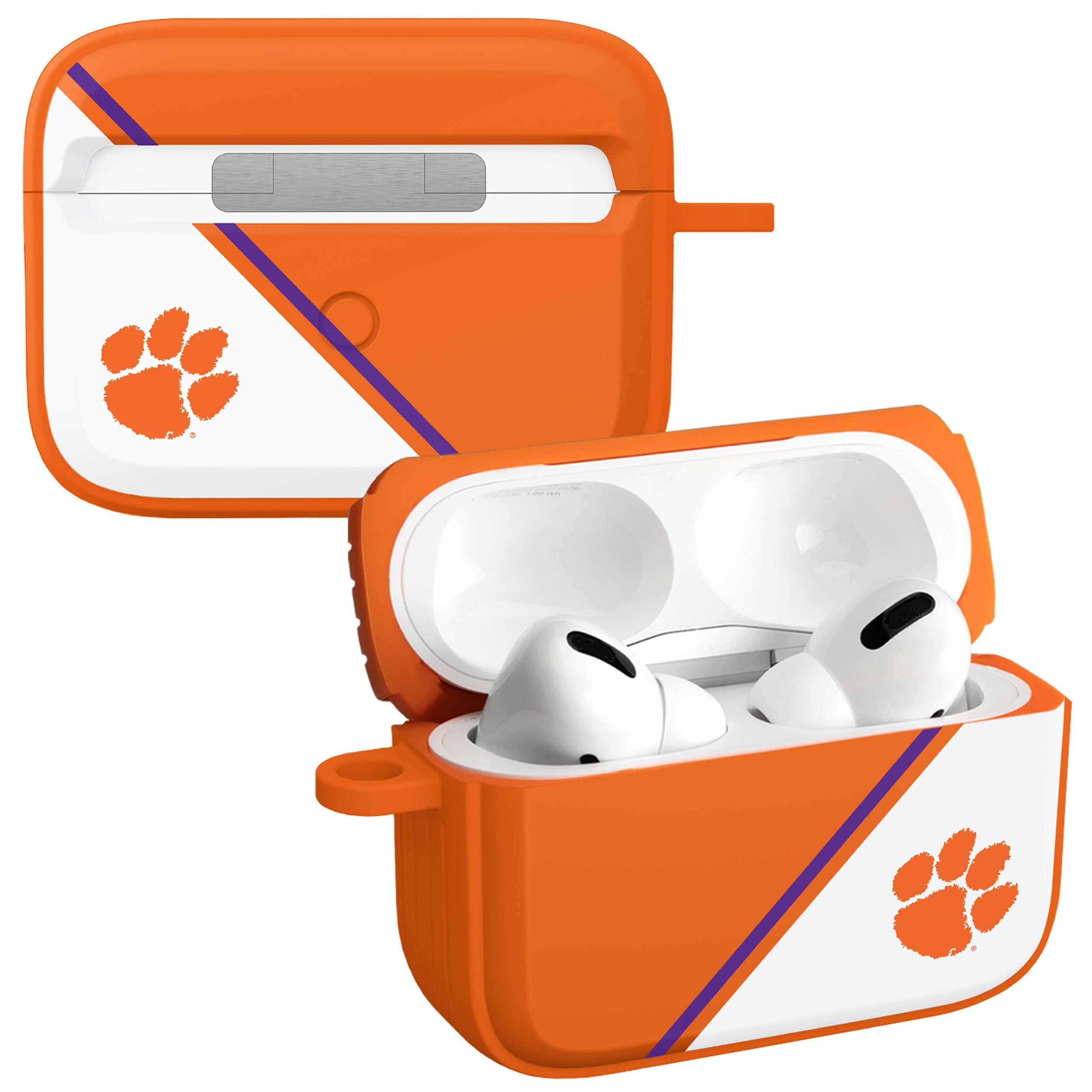 Clemson Tigers HDX Champion Series Apple AirPods Pro 1 &amp;amp; 2 Case Cover