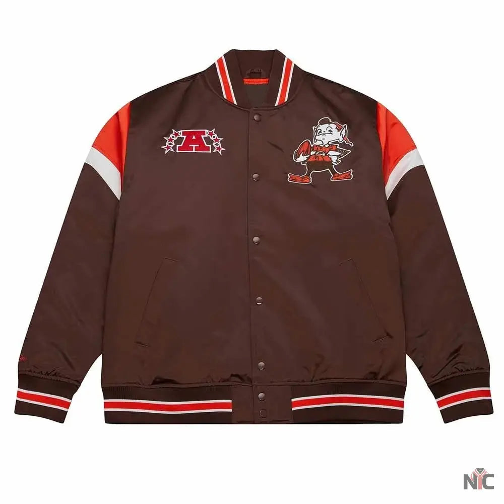 Cleveland Browns Heavyweight Satin Jacket