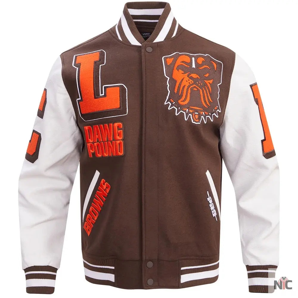 Cleveland Browns Mashup Varsity Jacket