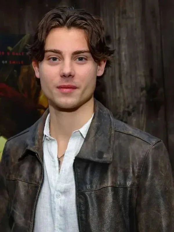 Clown in a Cornfield Carson MacCormac Brown Leather Jacket