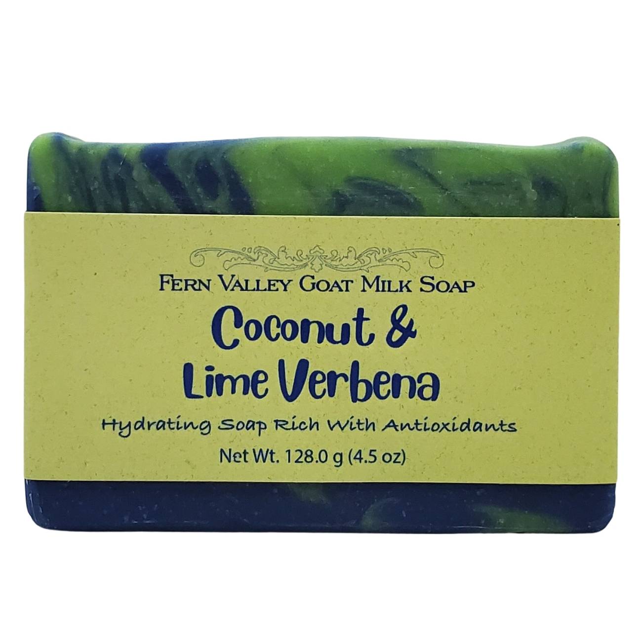 Handmade Goat Milk Soap | Hydrating With Antioxidants | Tropical Coconut &amp;amp; Lime Verbena Scent