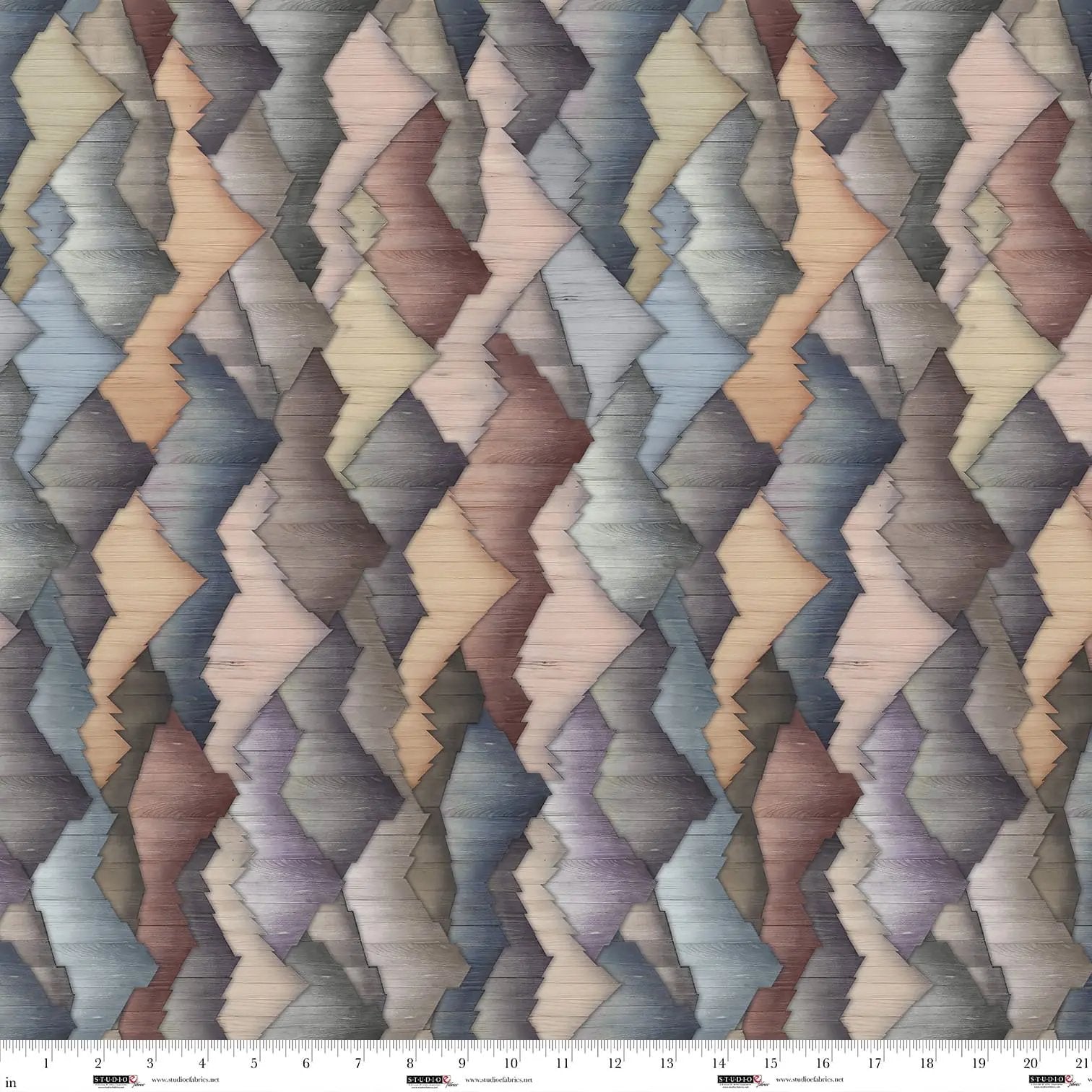 COFFEE MOUNTAINS OUT OF THE WOODWORK COTTON 44&amp;quot;/45&amp;quot; FABRIC PER YARD