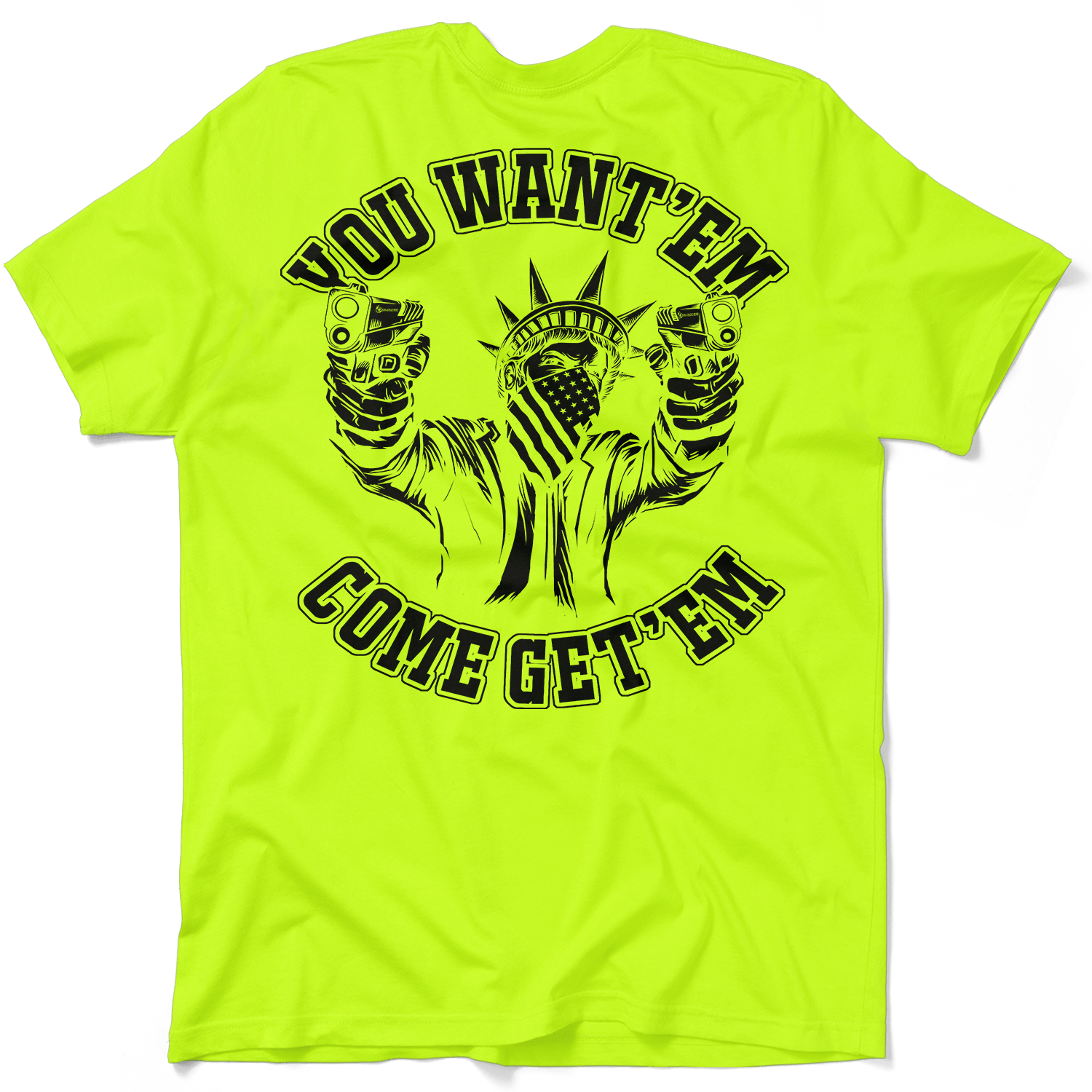 Come Get &amp;#39;EM - Safety Yellow T-Shirt