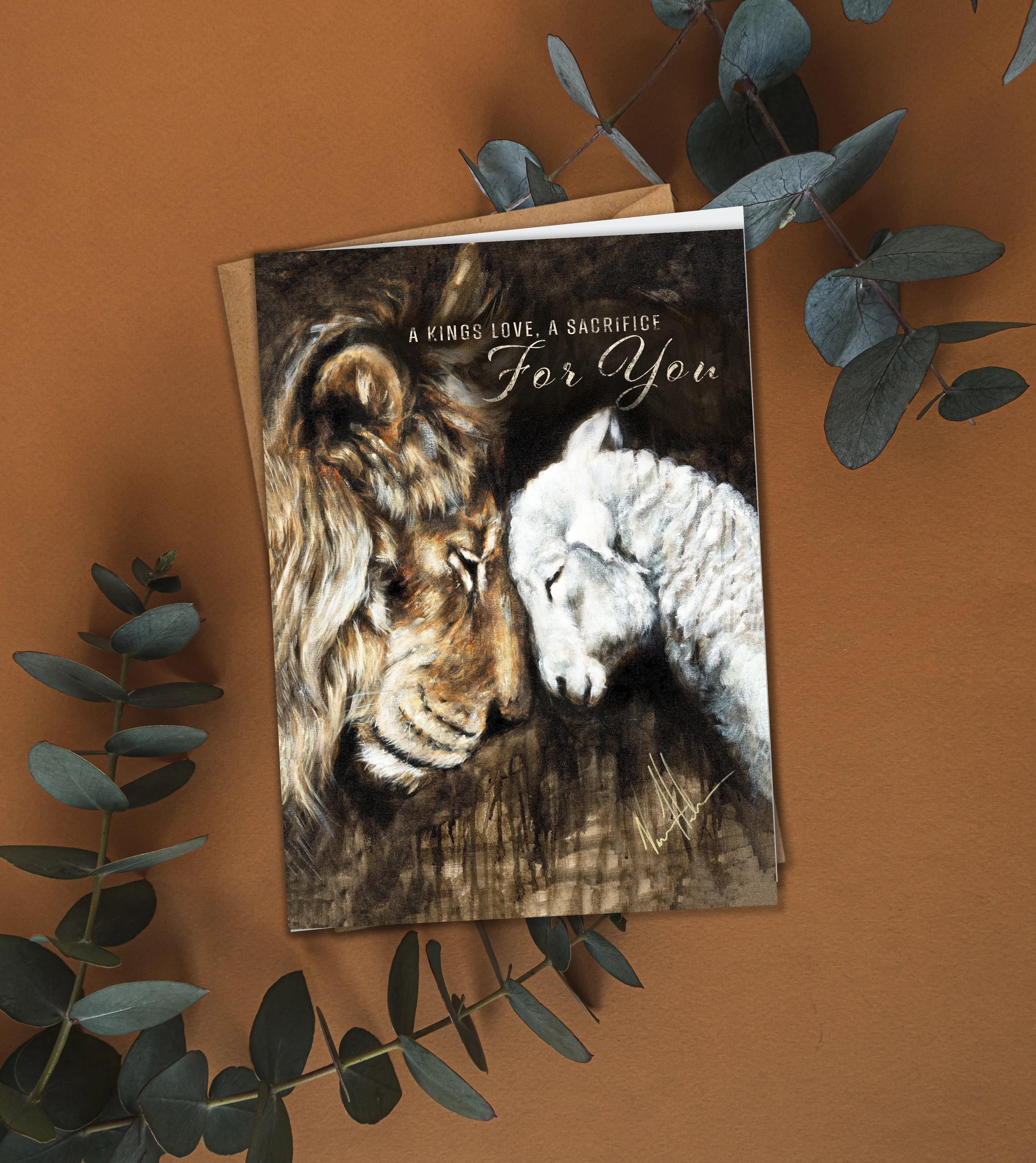 &amp;#39;Compassion of a King&amp;#39; Easter Greeting Card