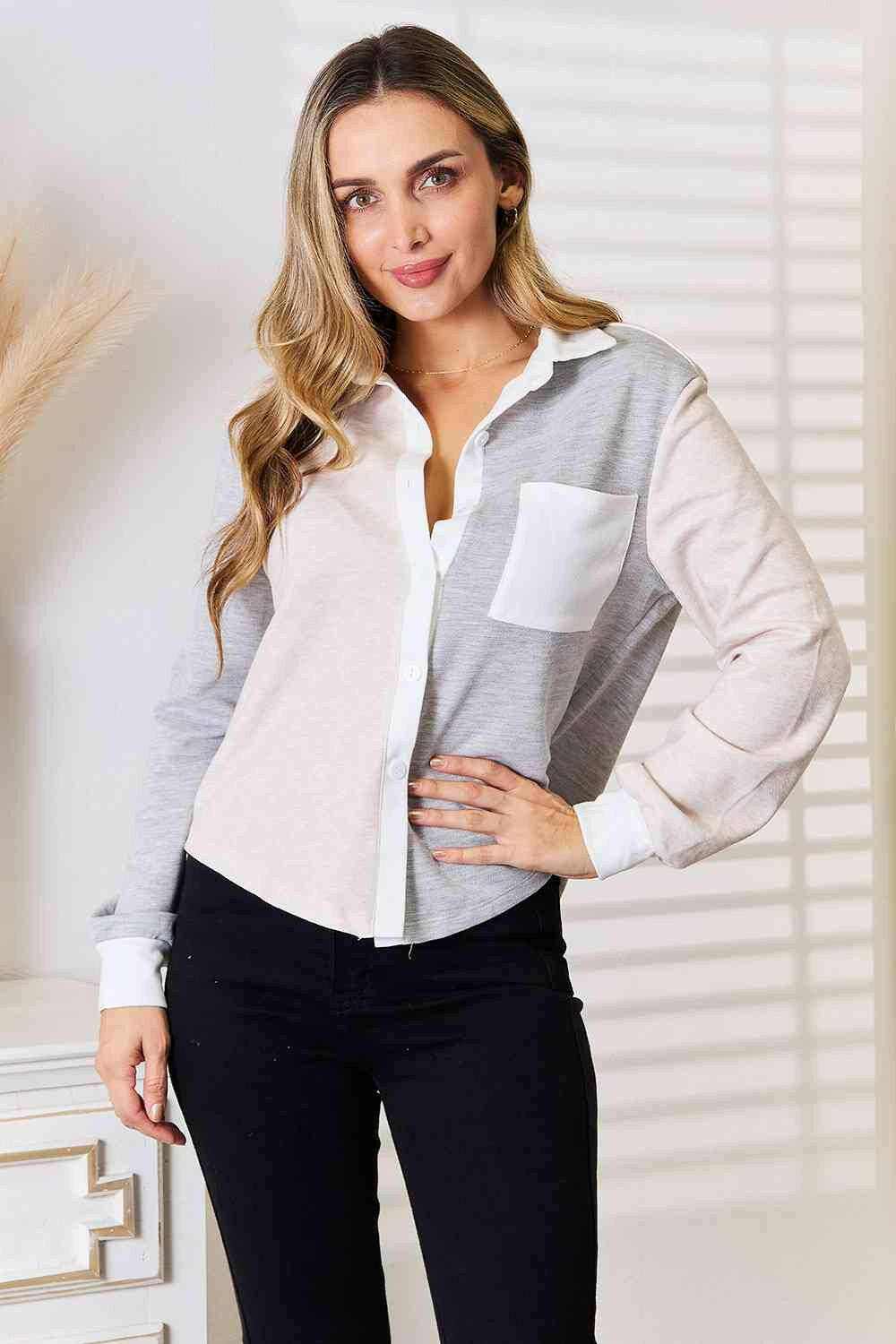Apparel - Contemporary color block top
