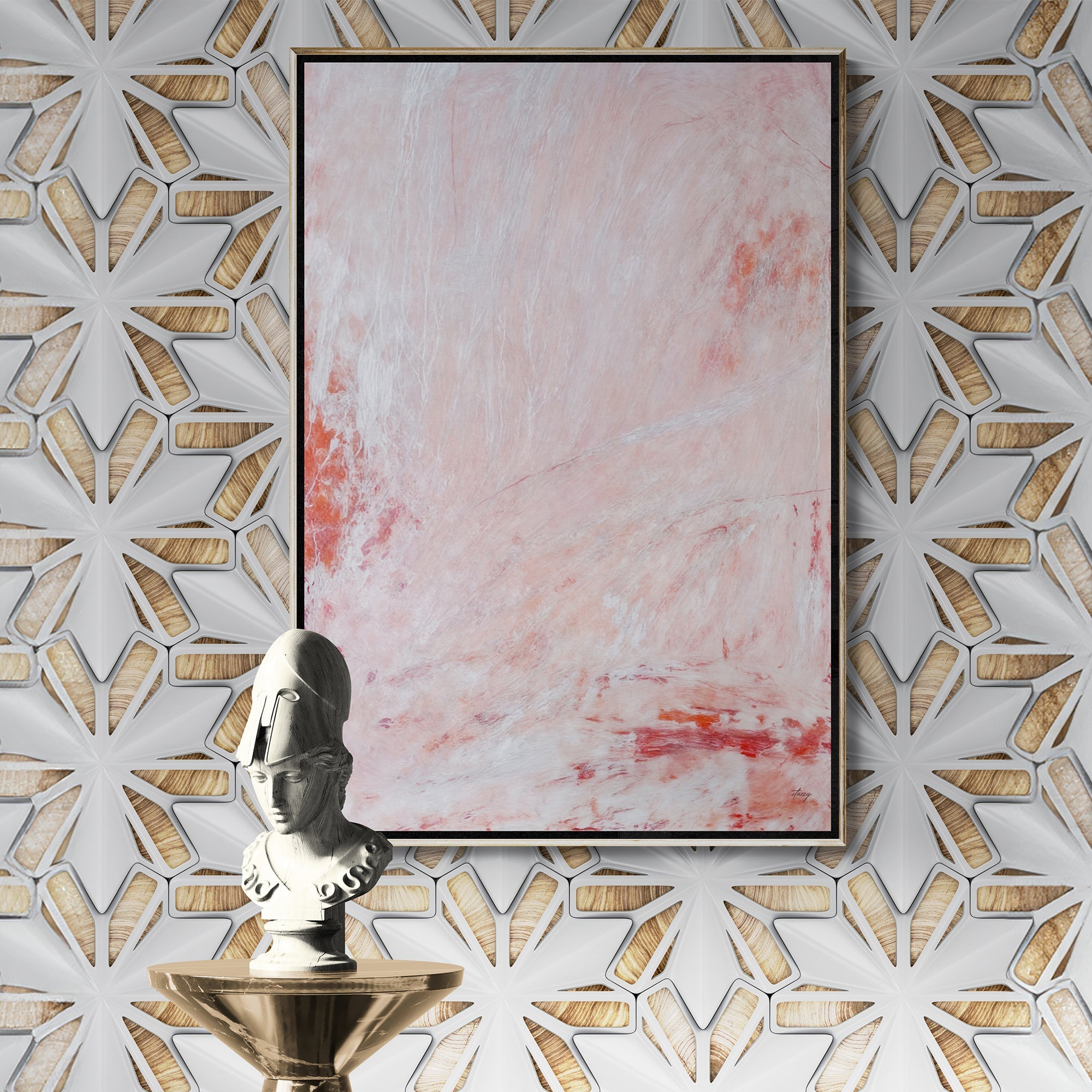 Canvas Print: &amp;quot;Crimson Veil&amp;quot;