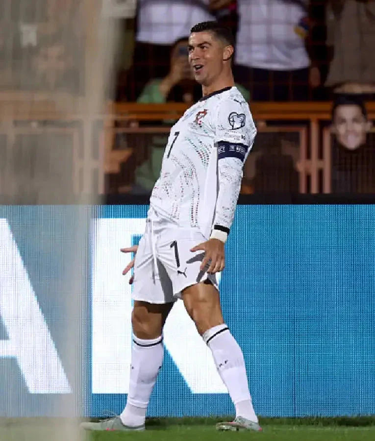 Cristiano Ronaldo FIFA World Cup 2026 Qualifier Portugal White Jersey