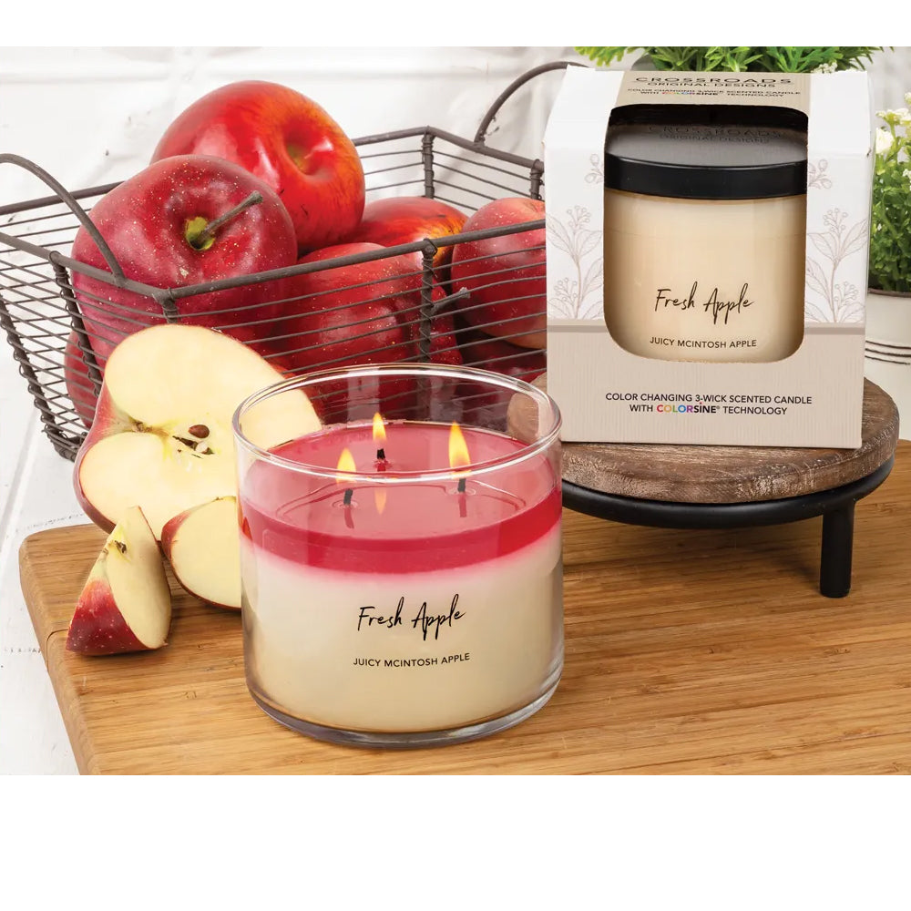 Crossroads Color Changing 3 Wick Jar Candle