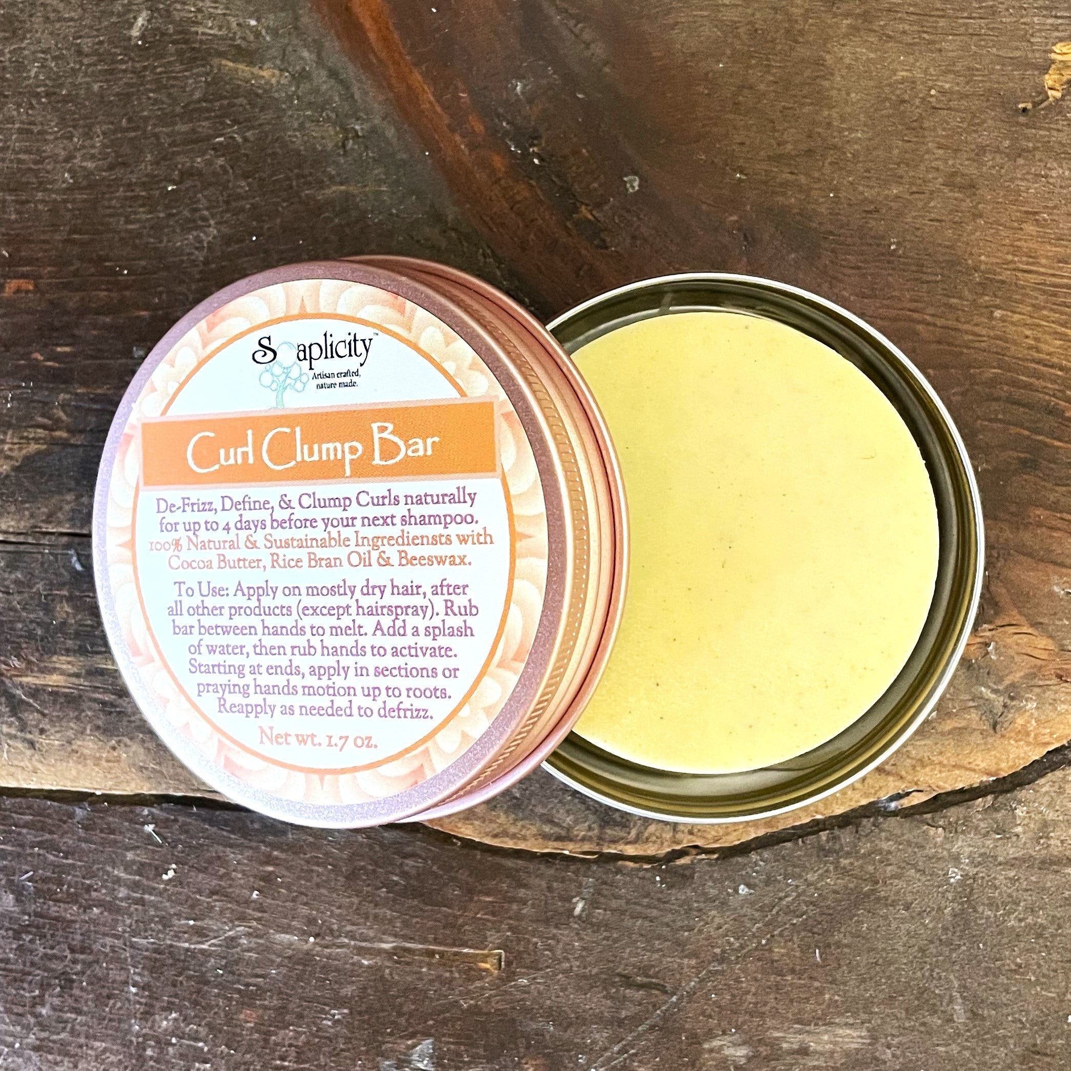 Curl Clump Bar - Defrizz &amp;amp; Relock Curl Pattern on No-Poo Days