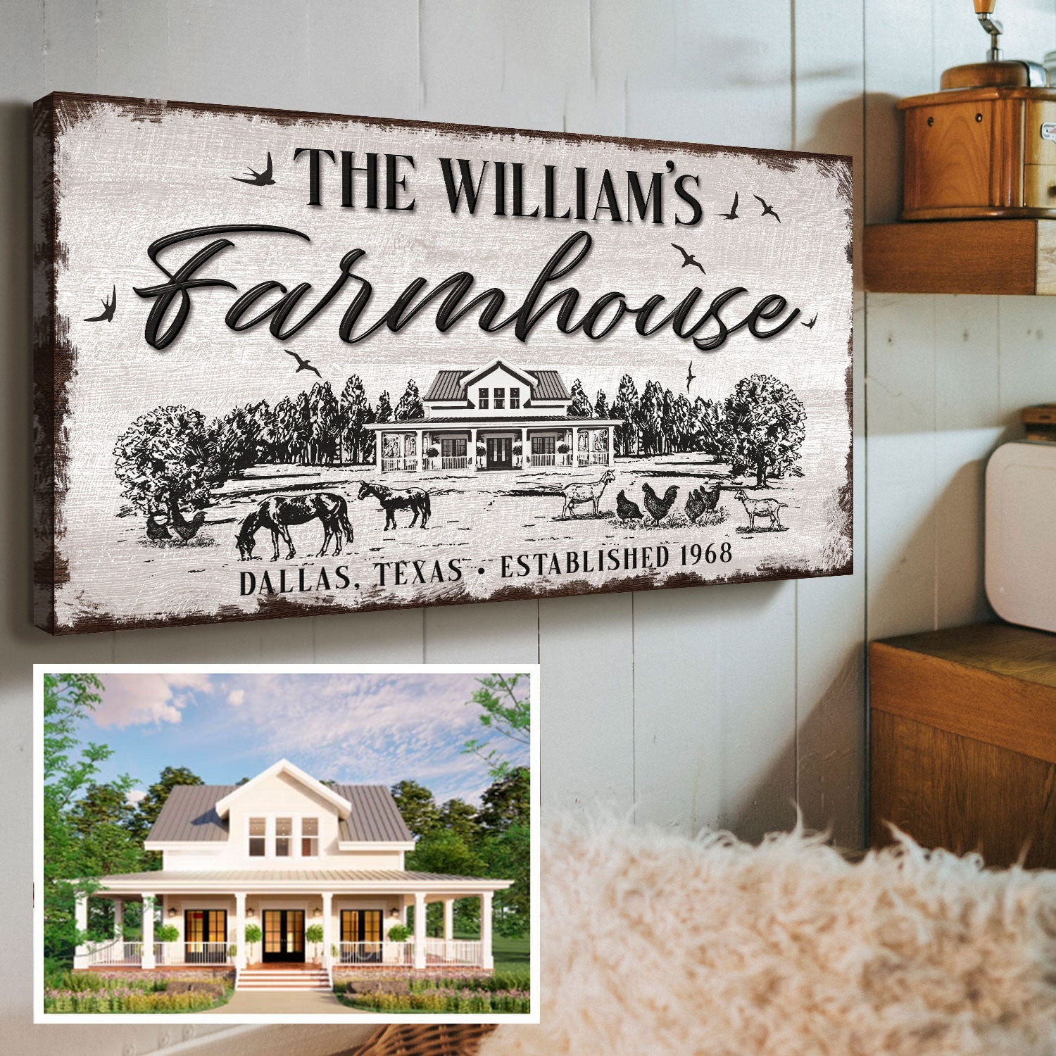 Custom Farmhouse Sign