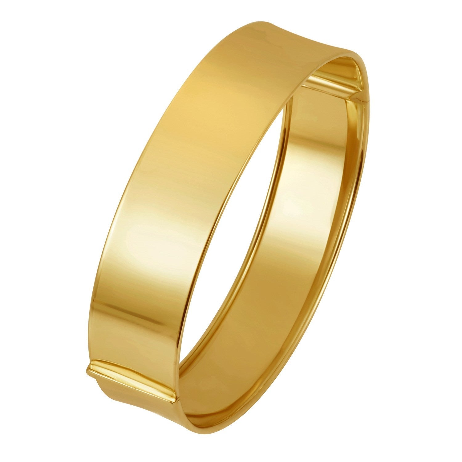 Designer Medium Width Bracelet in 14K Yellow Gold (14.50 mm)