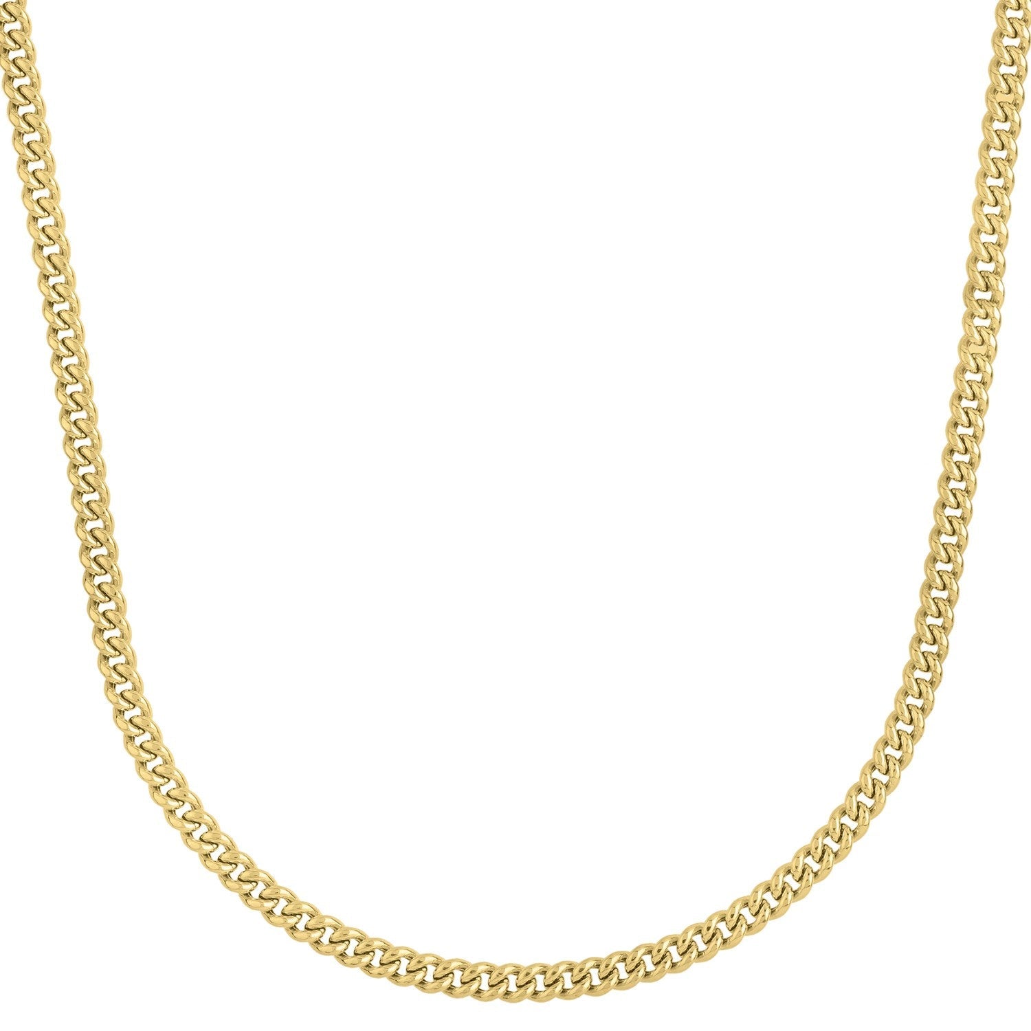14k Yellow Gold Light Gourmette Chain (4.10 mm)