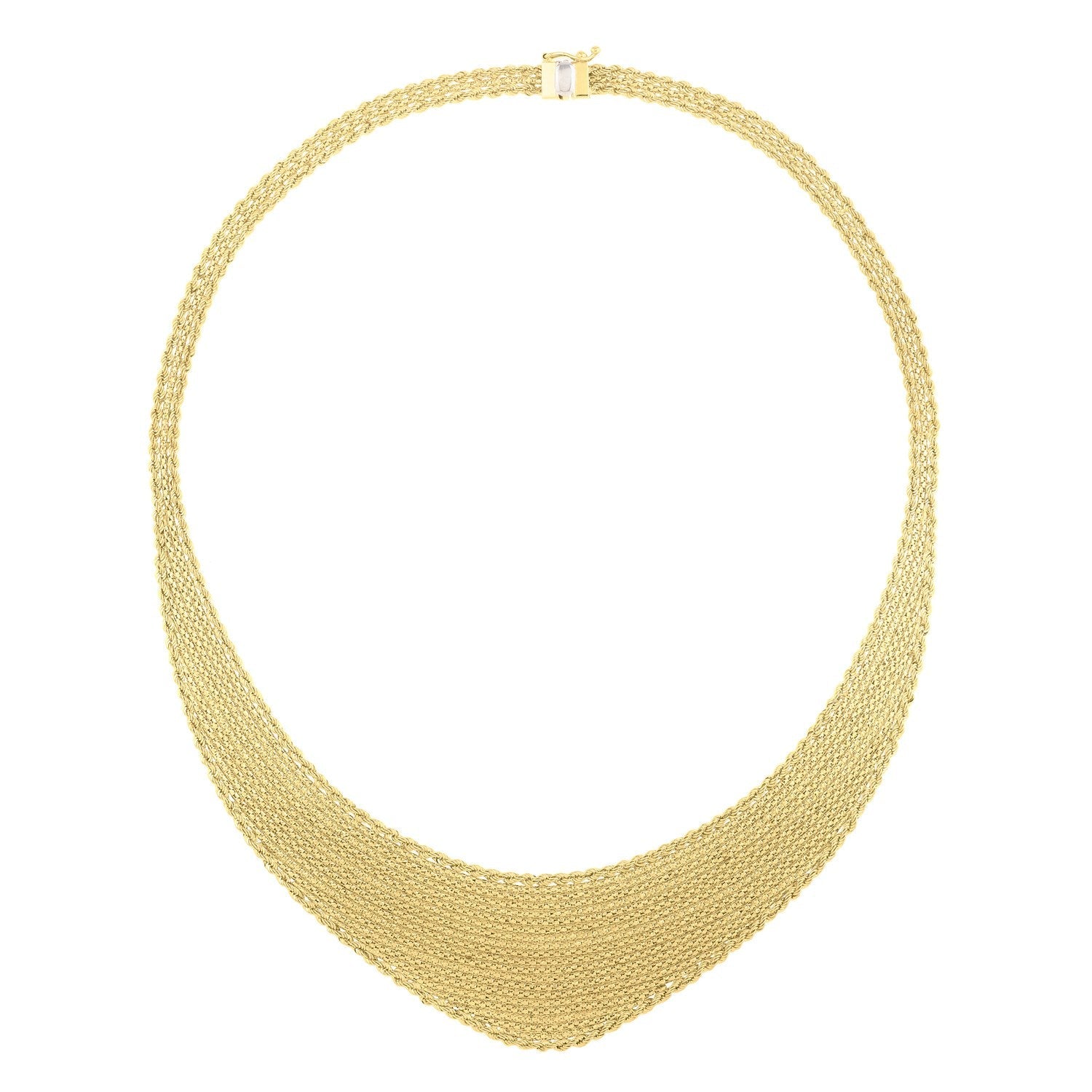 Cleopatra Gratuated Necklace in 14K Yellow Gold