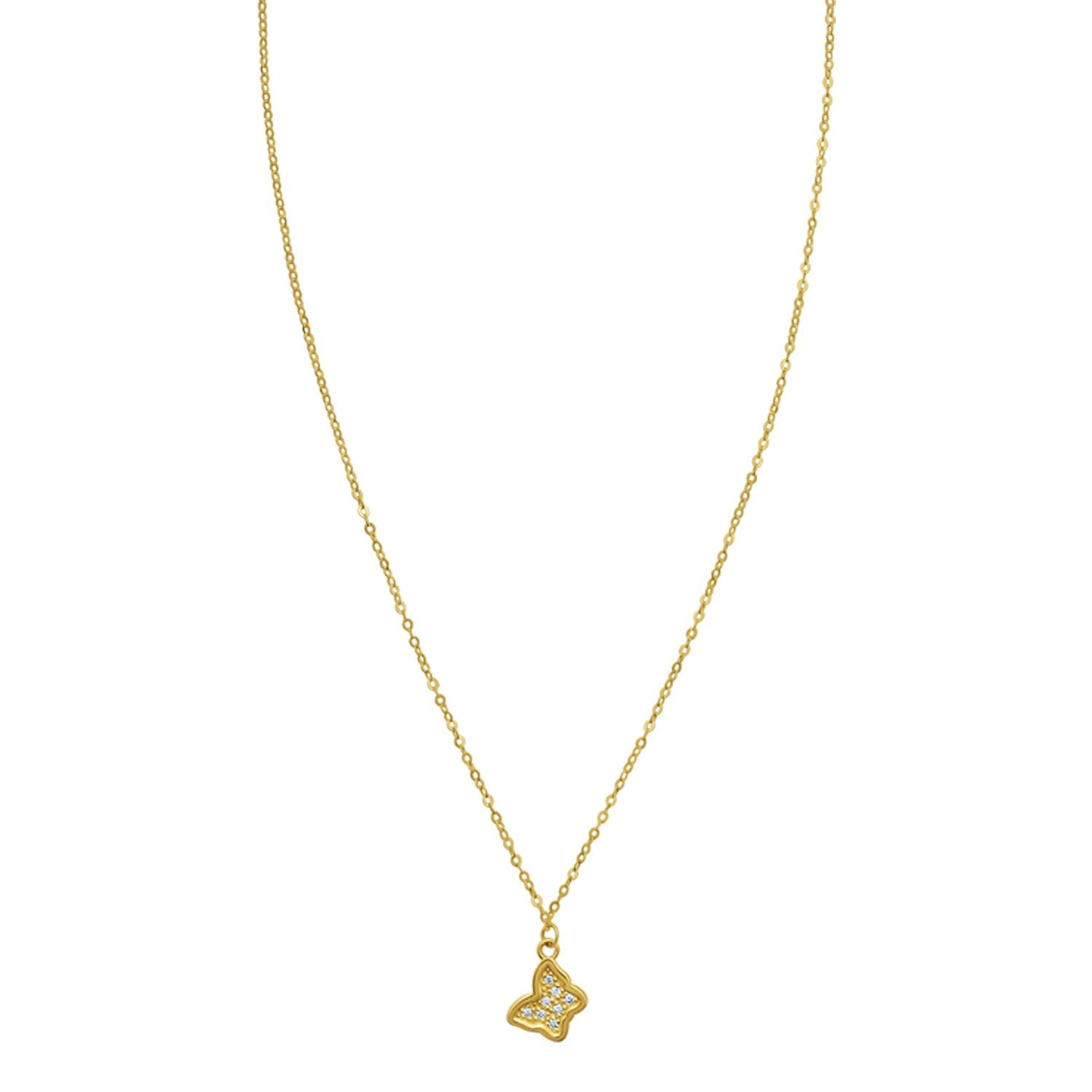 Elegant 14K Yellow Gold Rope Chain Necklace