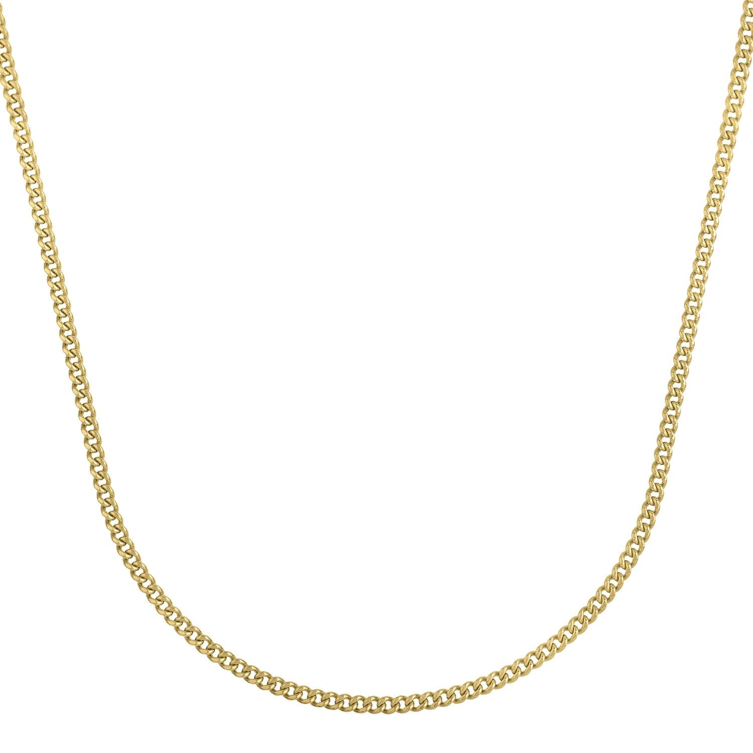 14k Yellow Gold Light Gourmette Chain (2.80 mm)