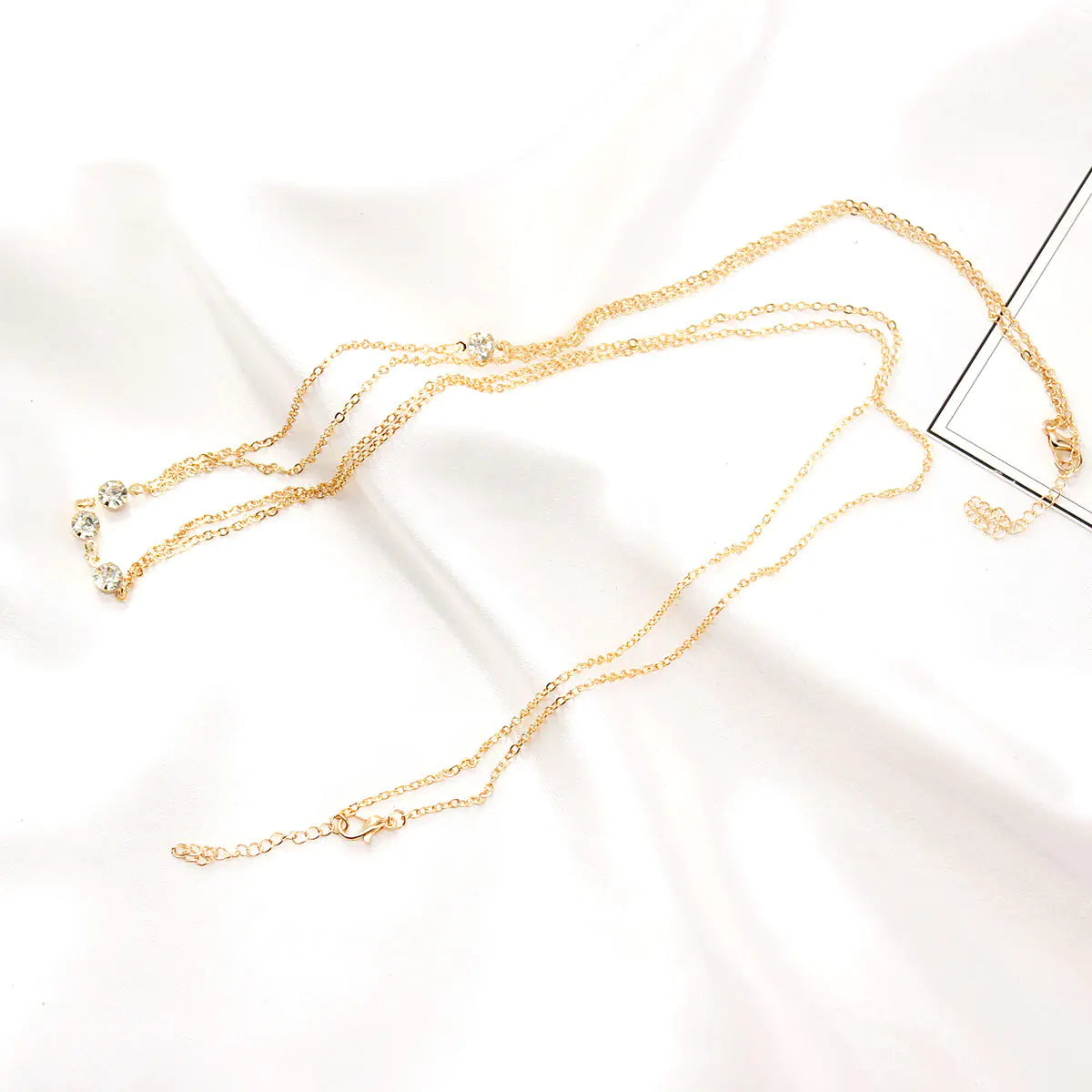 Style Loft Collection White Crystal Body Necklace