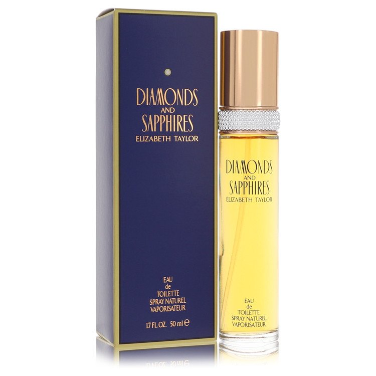 DIAMONDS &amp;amp; Sapphires by Elizabeth Taylor Eau De Toilette Spray 1.7 oz for Women