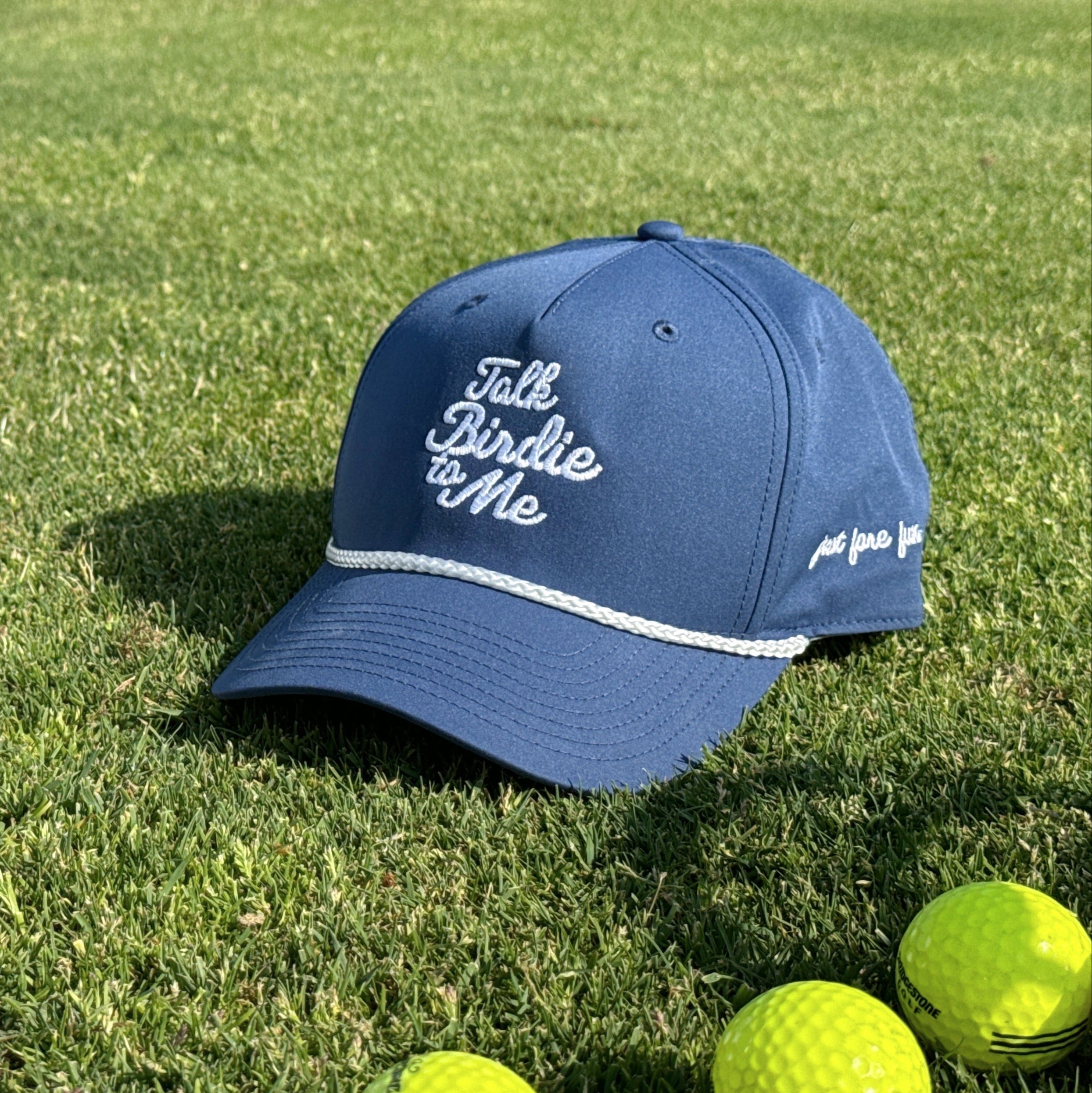 Talk Birdie to Me Embroidered Golf Hat for Women