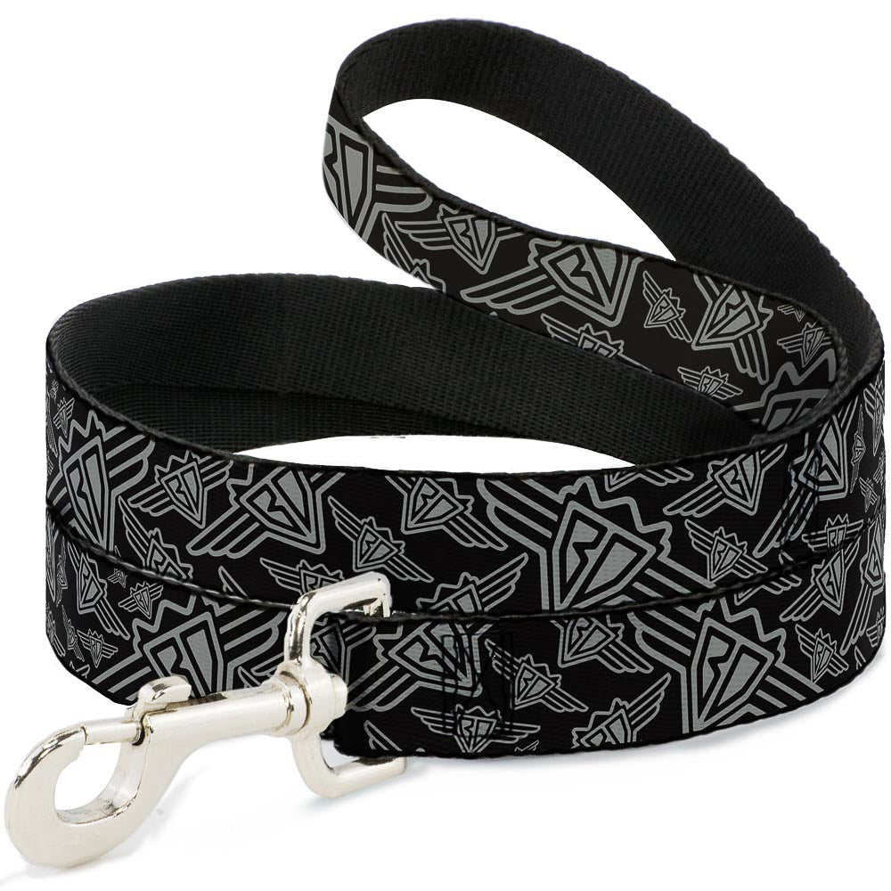 Dog Leash - BD Logo Scattered Black/Gray