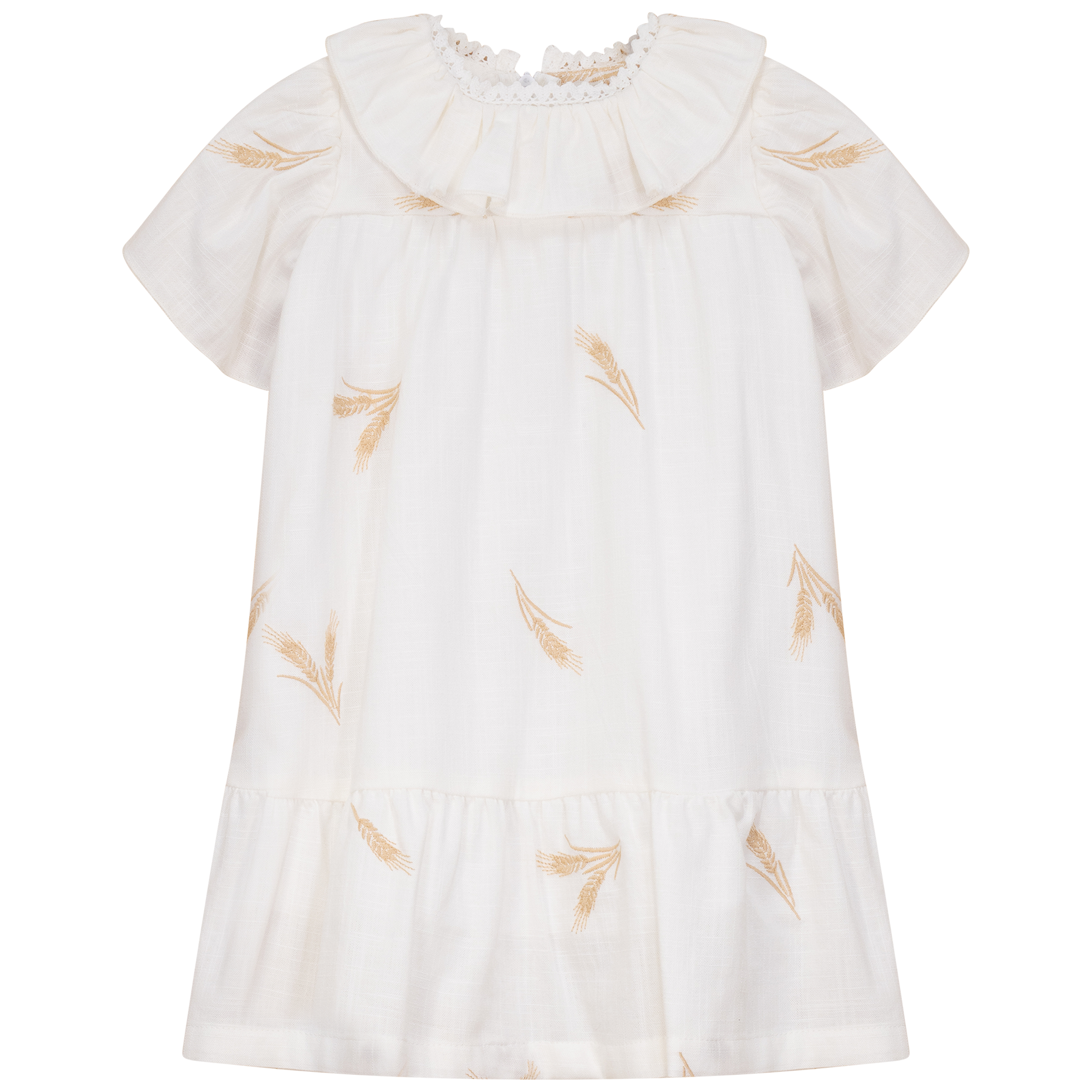 Wheat Embroidered Jumper