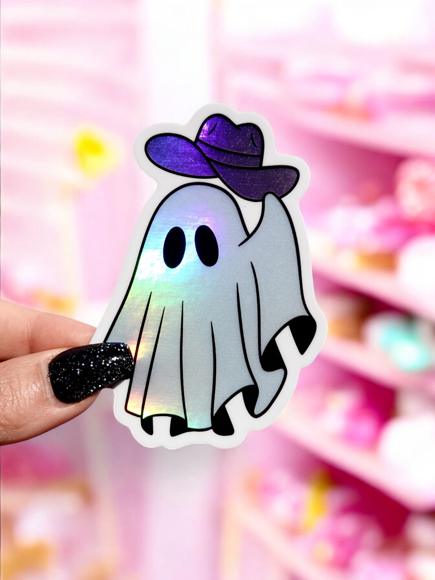 Howdy Ghostie Halloween Sticker
