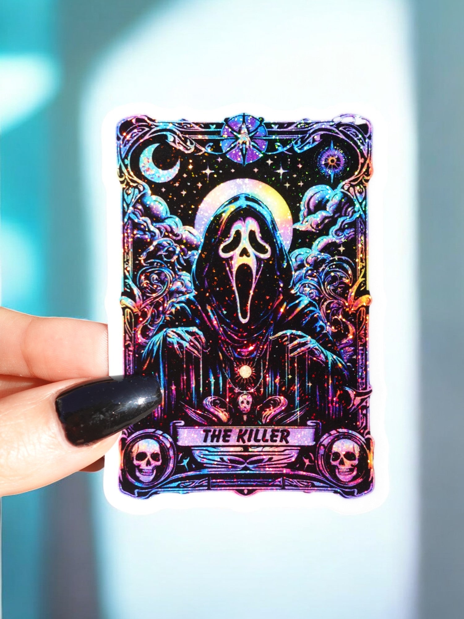 The Killer Tarot Halloween Sticker