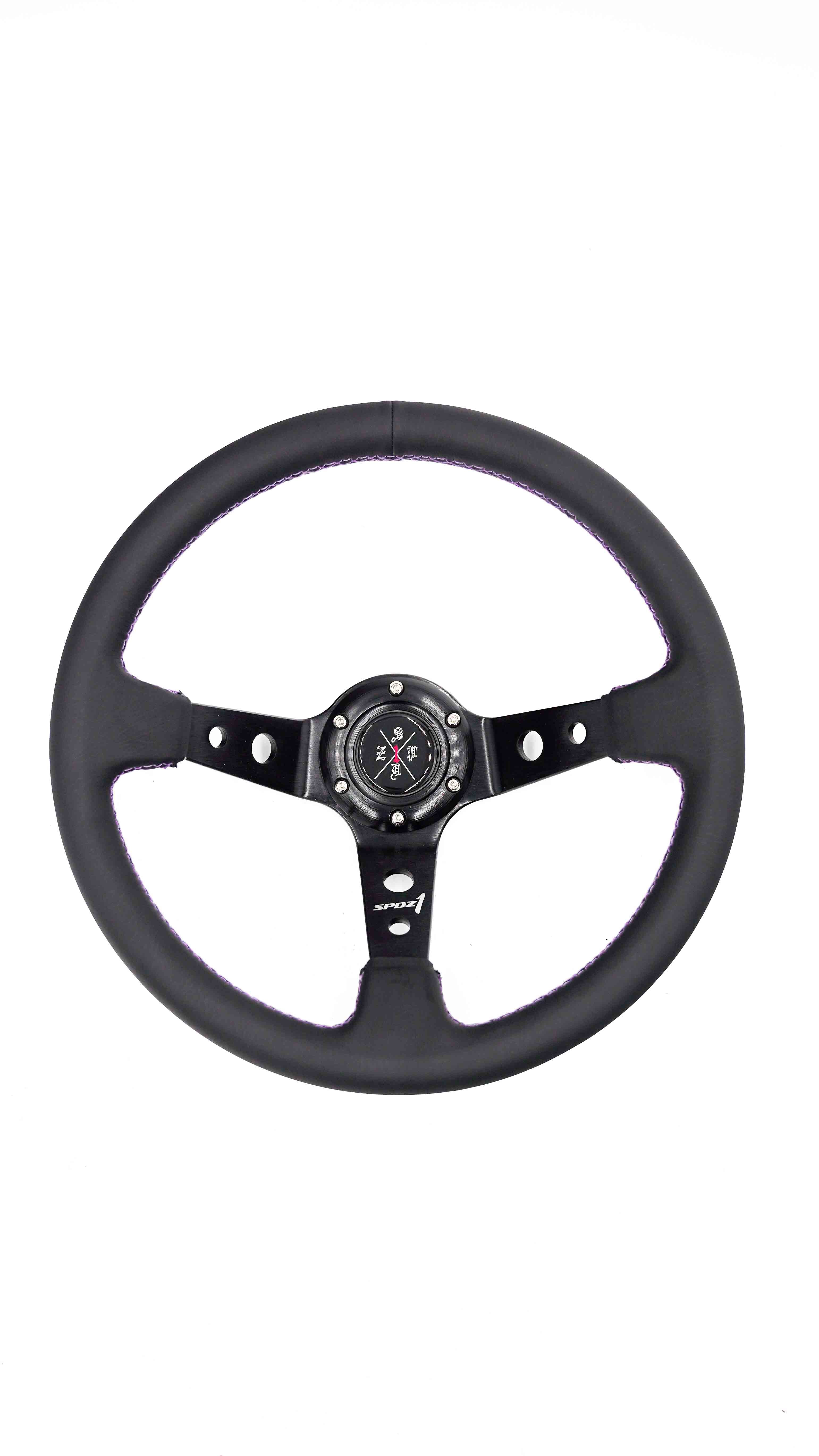 SPDZ1 Purple Lined Steering Wheel