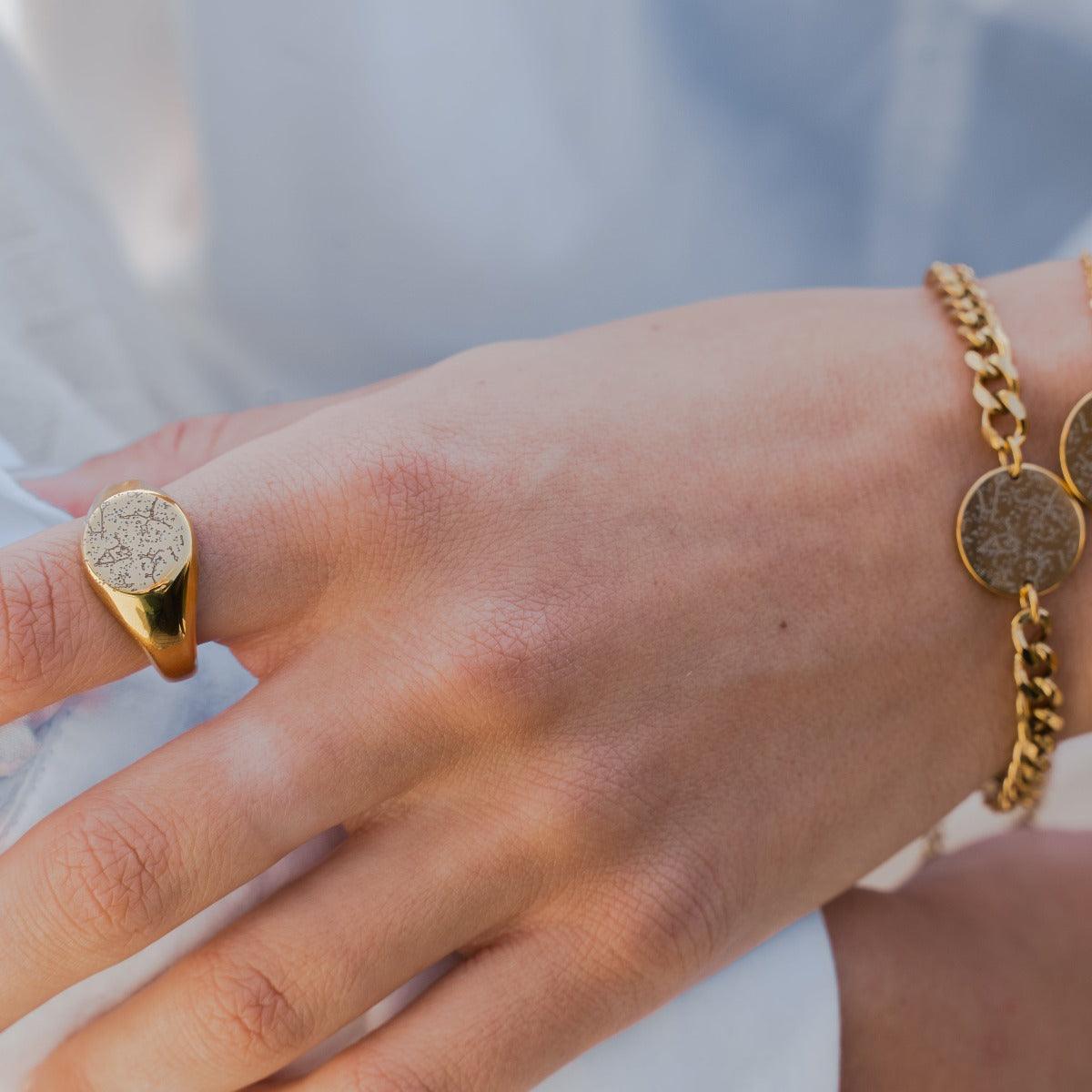 Custom Star Map Ring