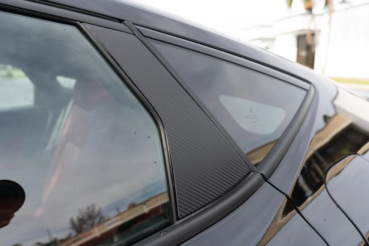 3D Carbon C Pillar Overlay - 2023+ Integra / 2022+ Civic