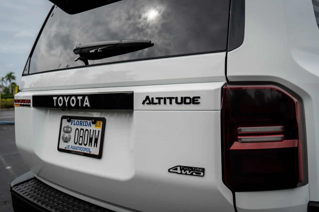 ALTITUDE LC 250 Acrylic Laser Series Tailgate Badge - 2024+ Land Cruiser