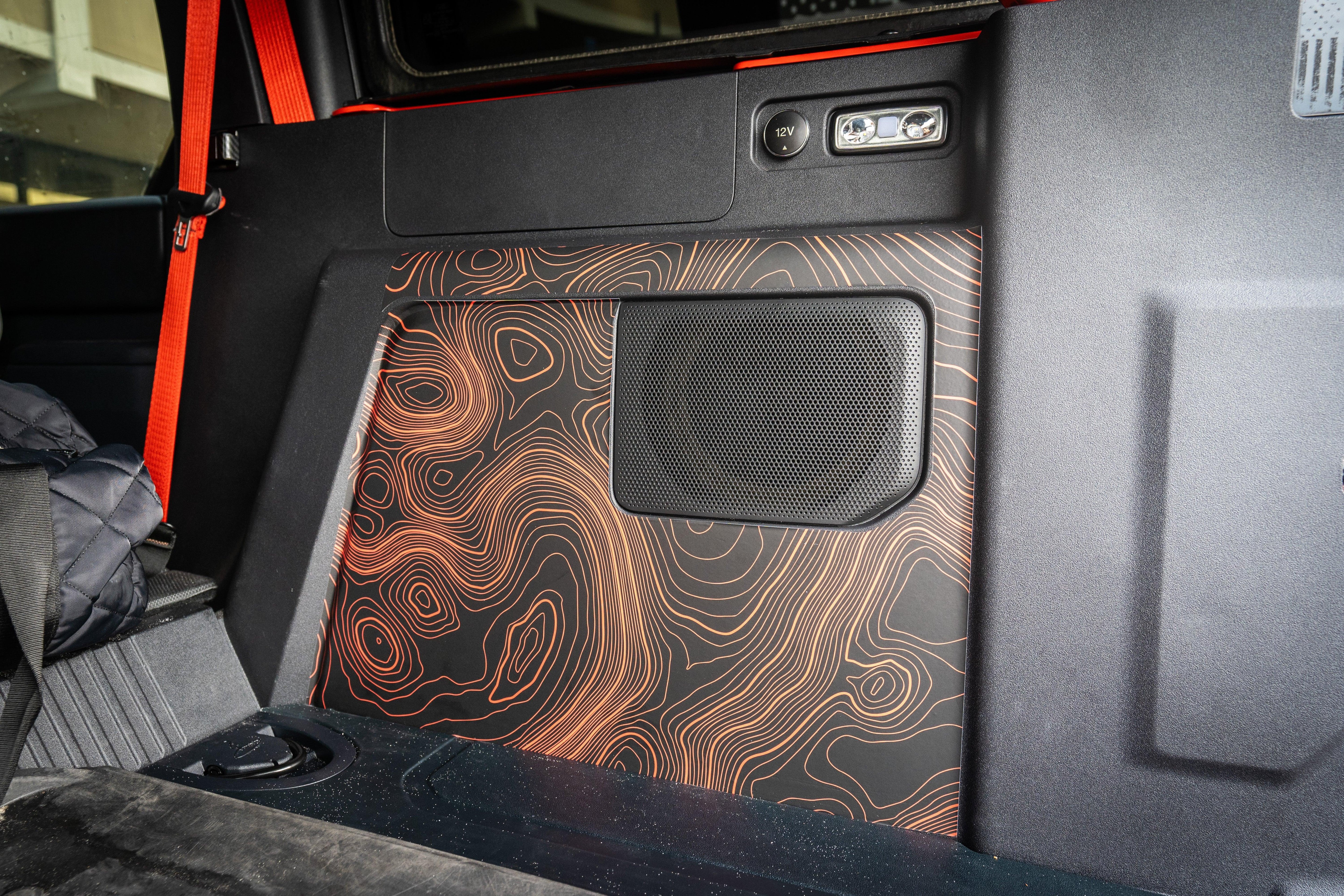 Topo Cargo Area Overlay Kit Part 1 (Printed Series) - 2021+ Bronco 4 Door