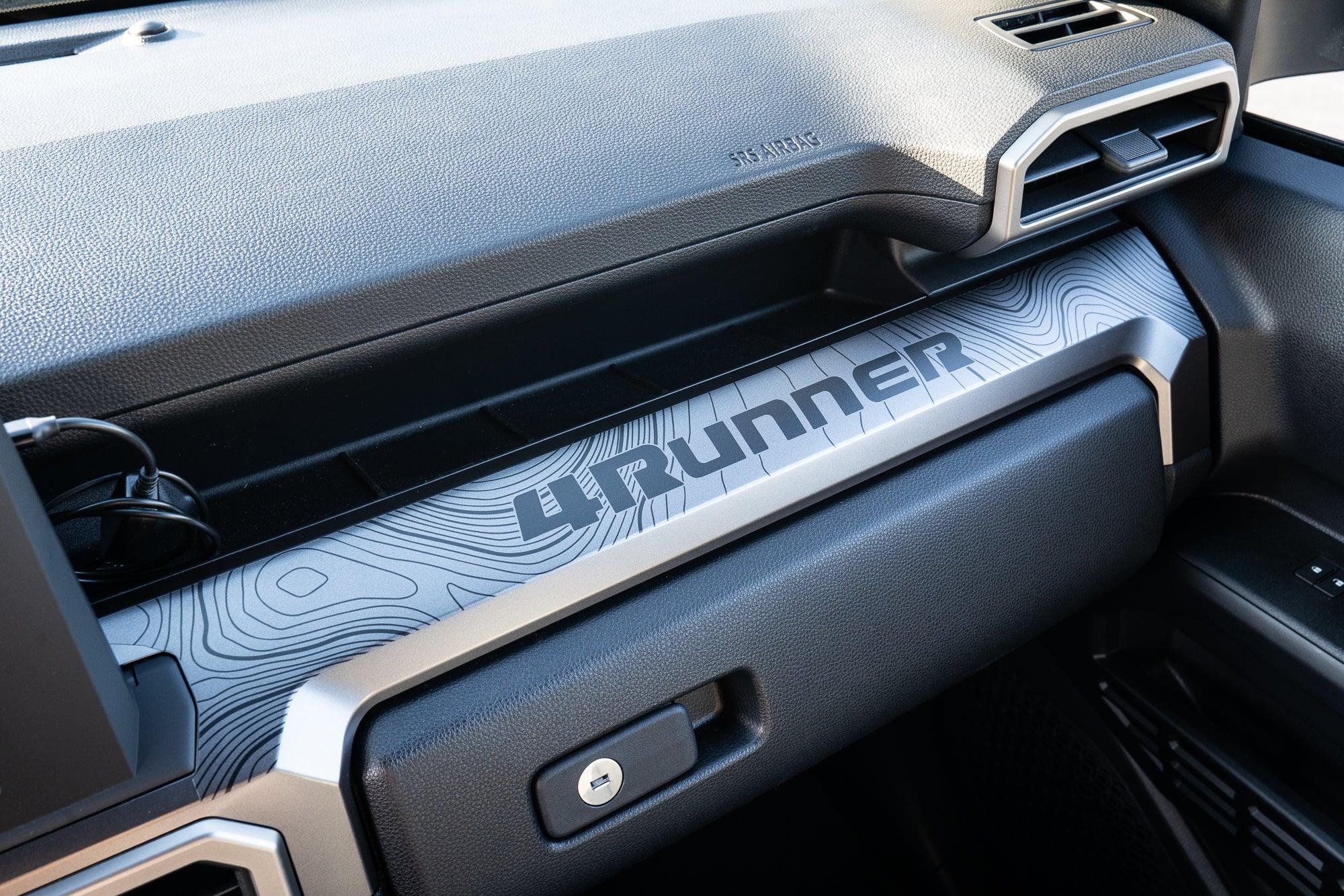 3 Piece Topographic Map Dash Overlays - 2025+ 4Runner