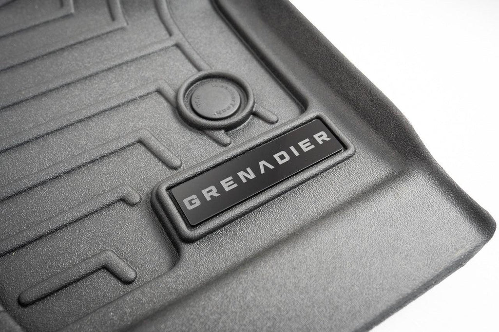 "Grenadier" Weathertech Floor Mat Logo (Etched Acrylic) - Universal