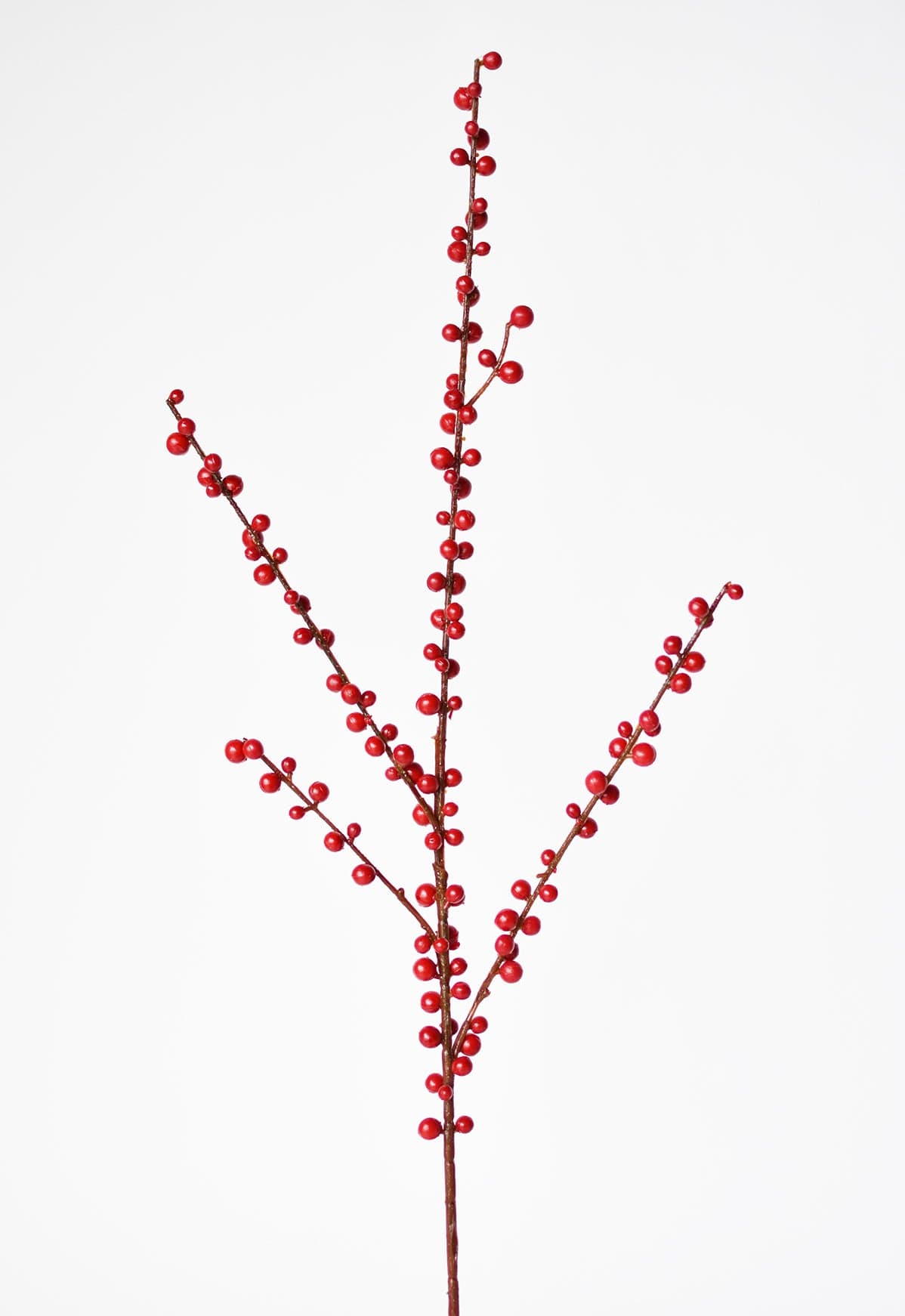 28&amp;quot; Faux Outdoor Red Berry Stem
