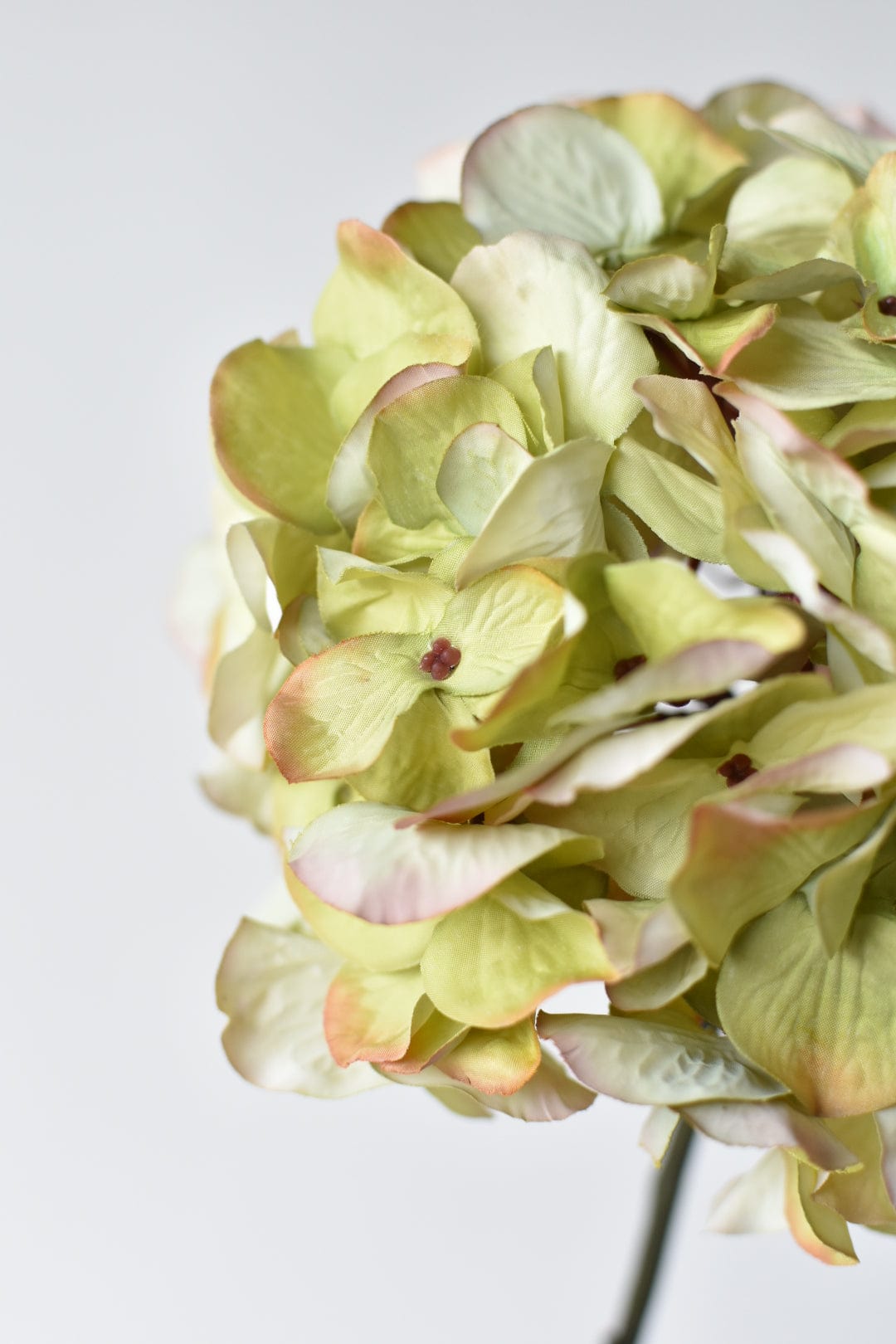 30&amp;quot; Faux Hydrangea Stem Green Lavender