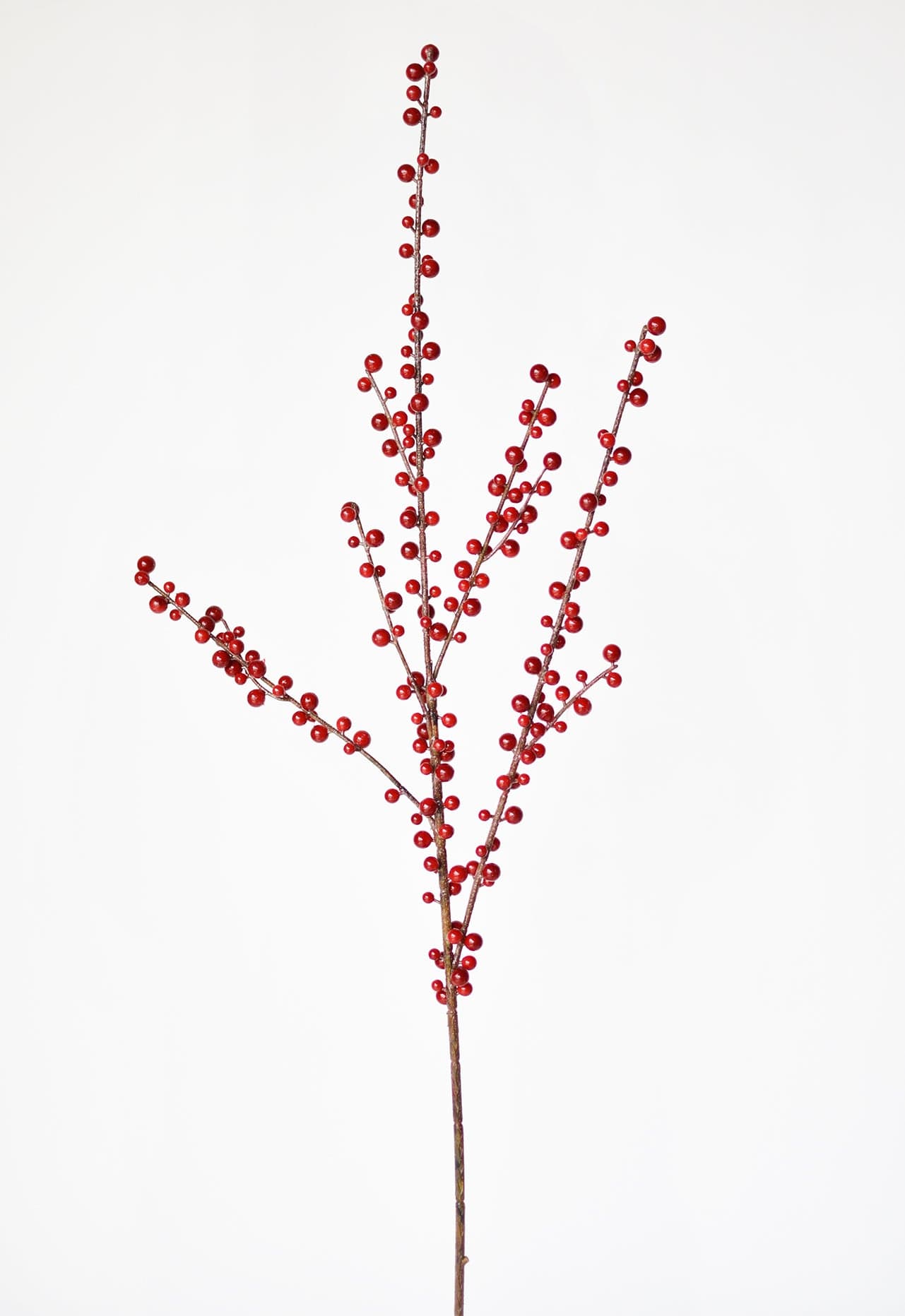 36&amp;quot; Faux Outdoor Red Berry Stem