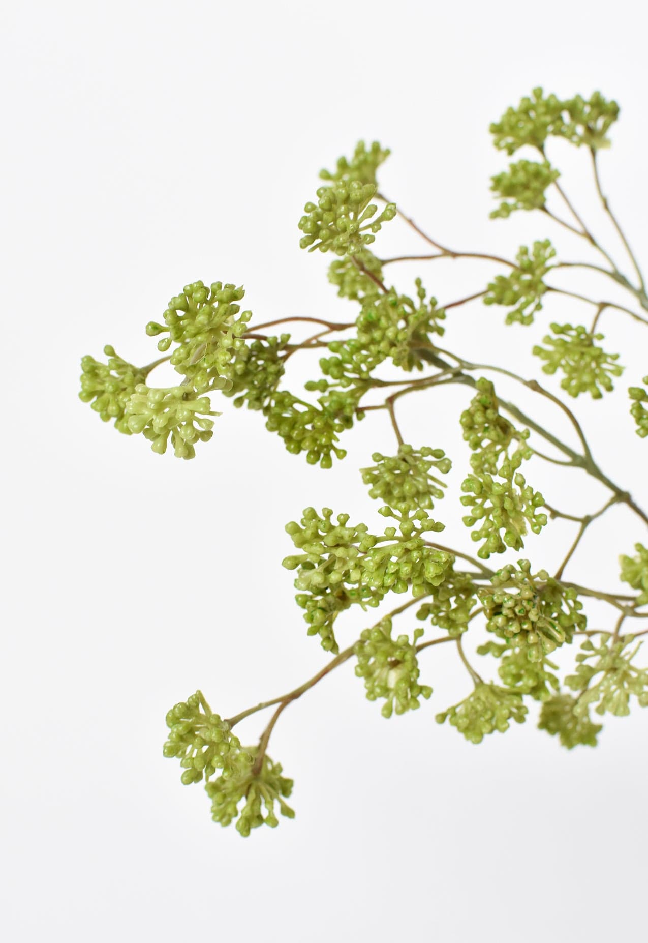 16&amp;quot; Faux Soft Green Sedum Berry Stem