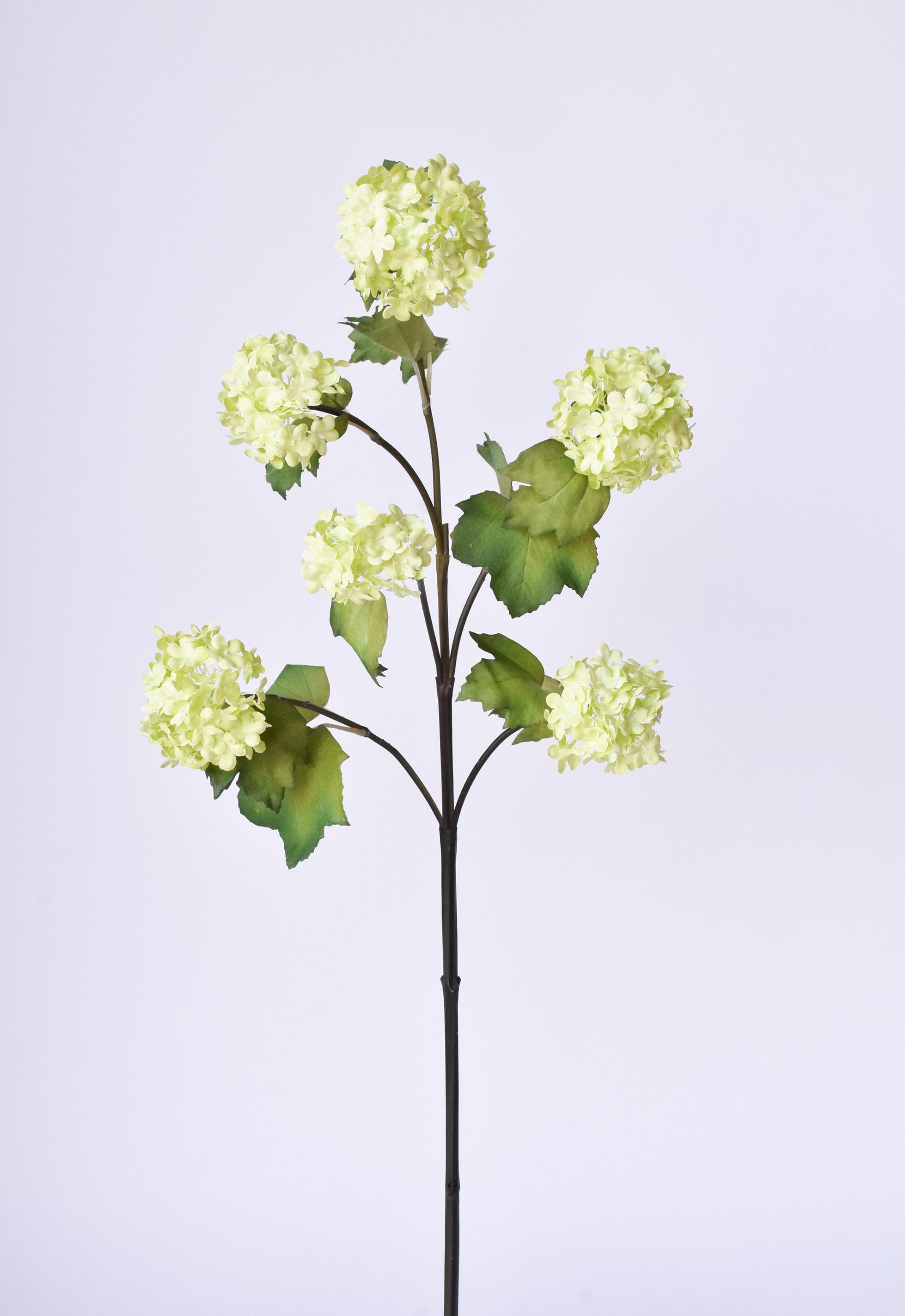 30&amp;quot; Faux Green Snowball Hydrangea Stem