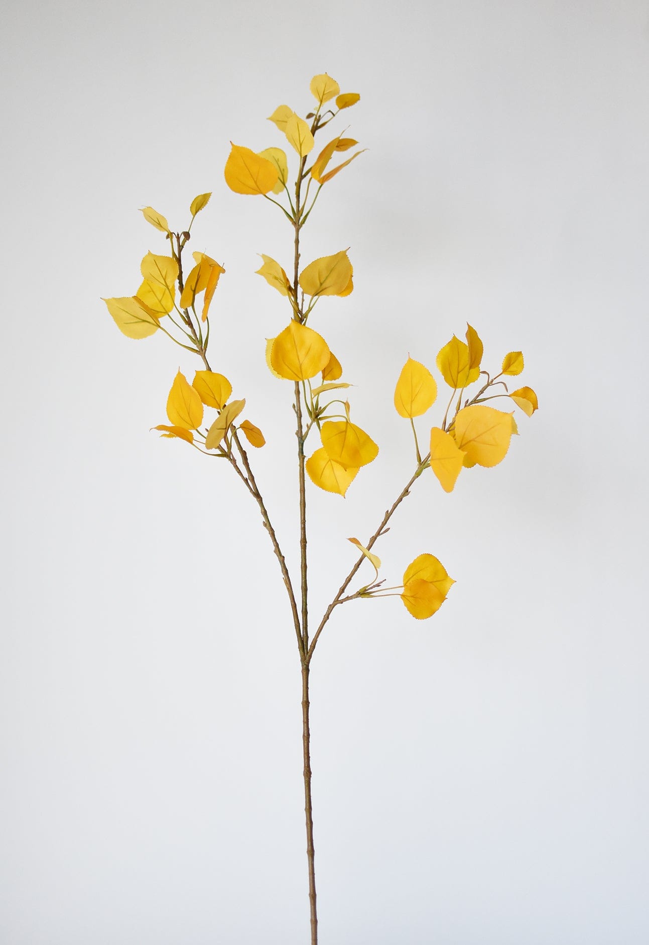 40&amp;quot; Faux Yellow Aspen Branch Spray