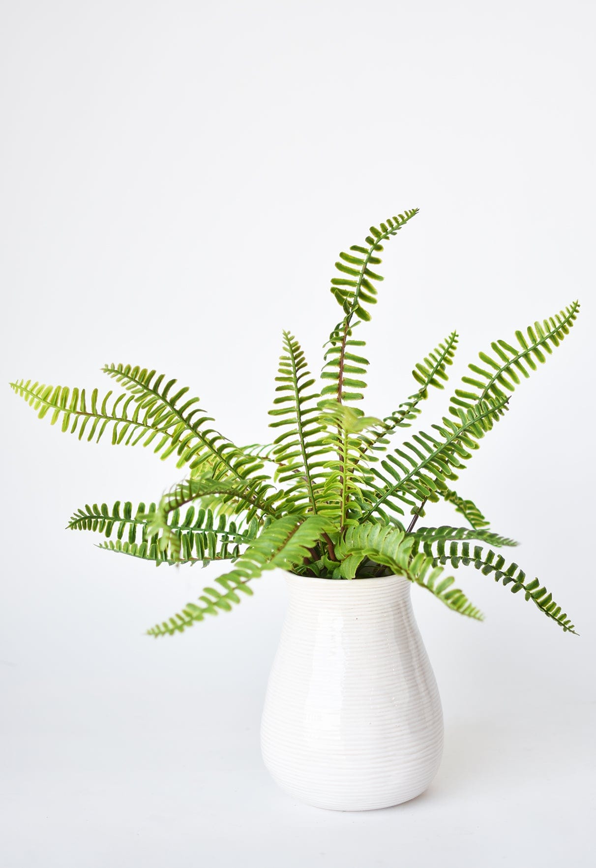 17&amp;quot; Faux Green Boston Fern Bush