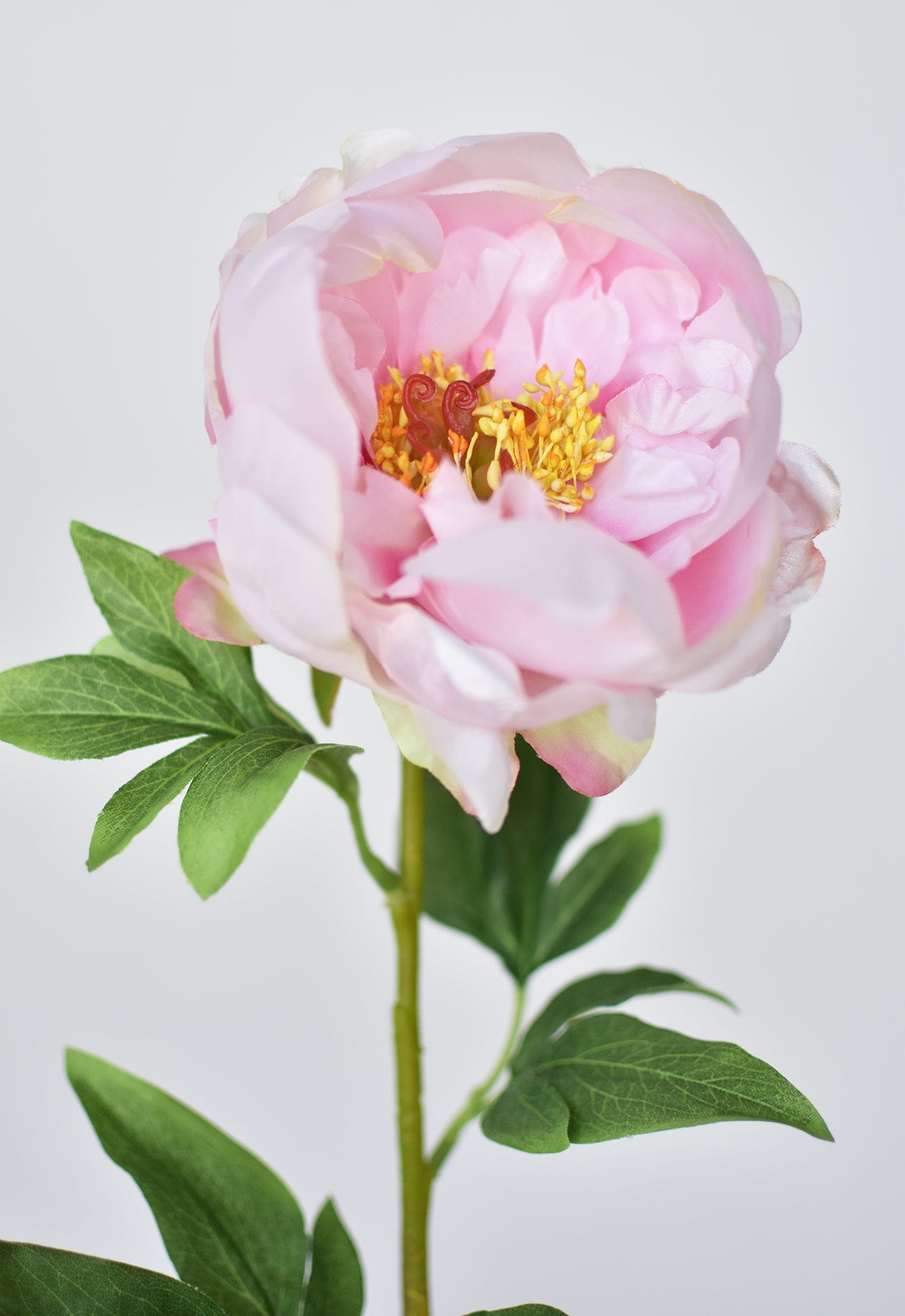 22&amp;quot; Faux Pink Peony Stem