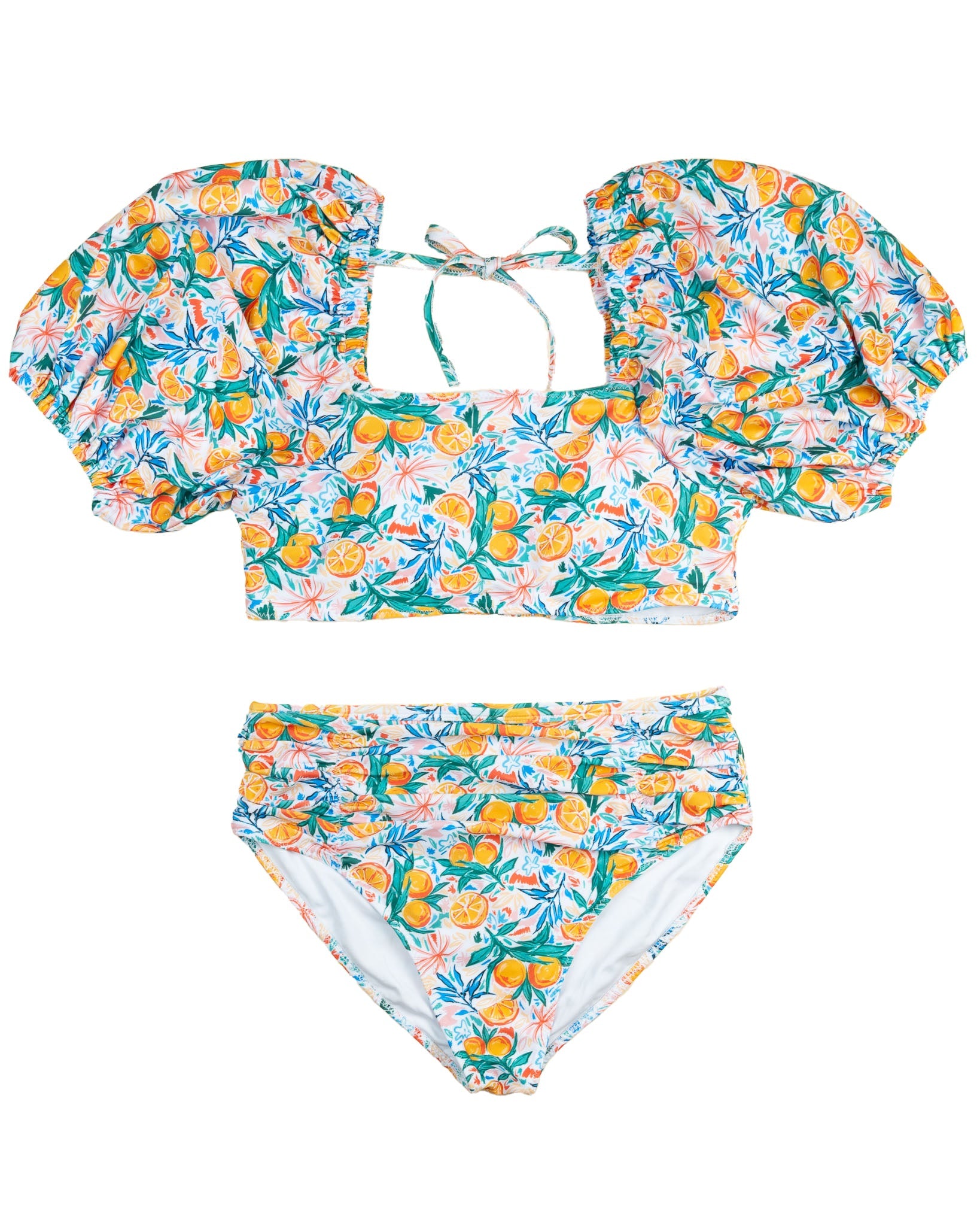 Summer Citrus Ladies High Waisted Bikini- FINAL SALE