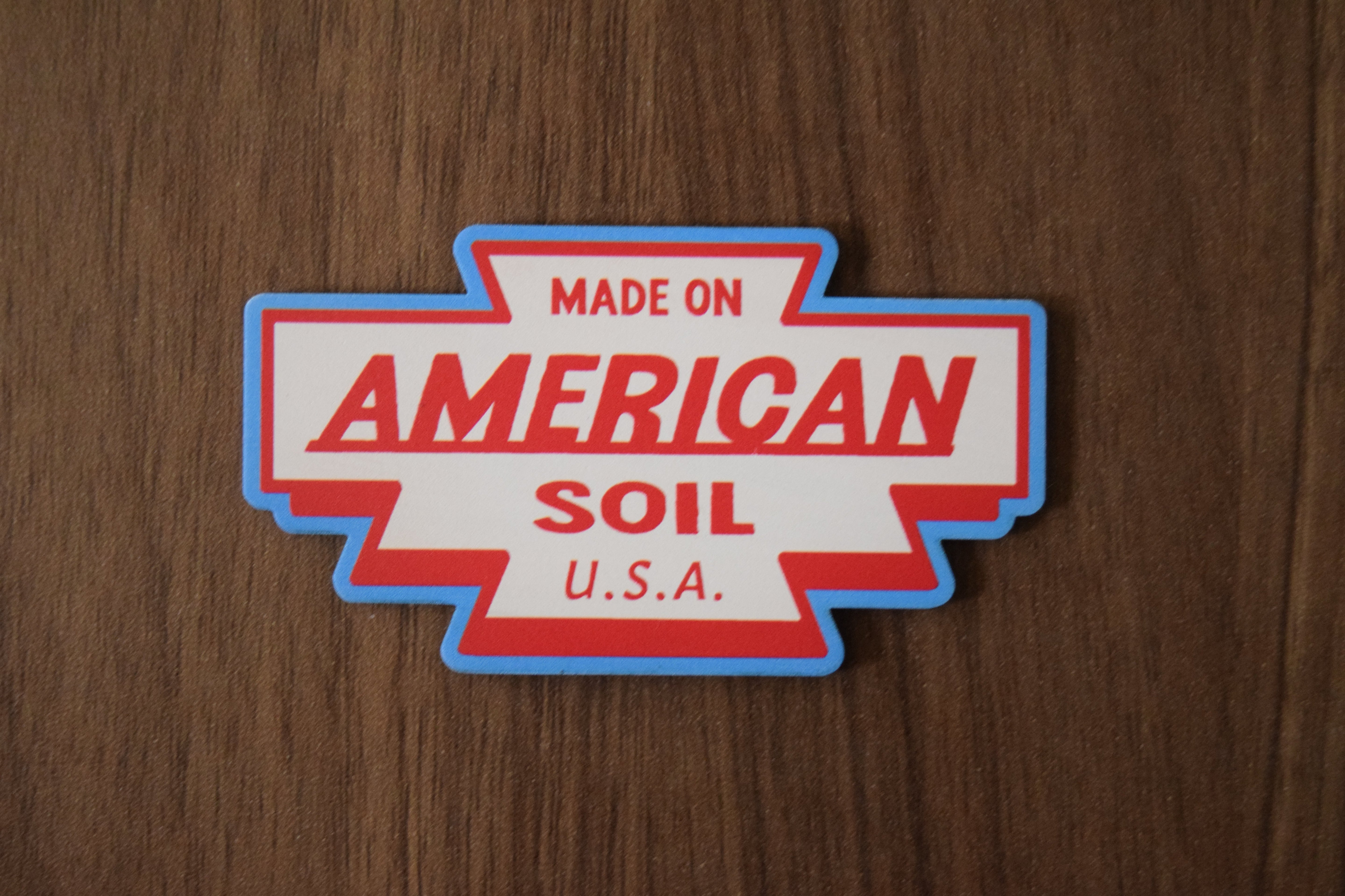 &amp;quot;Made on American Soil&amp;quot; UV Printed Patches