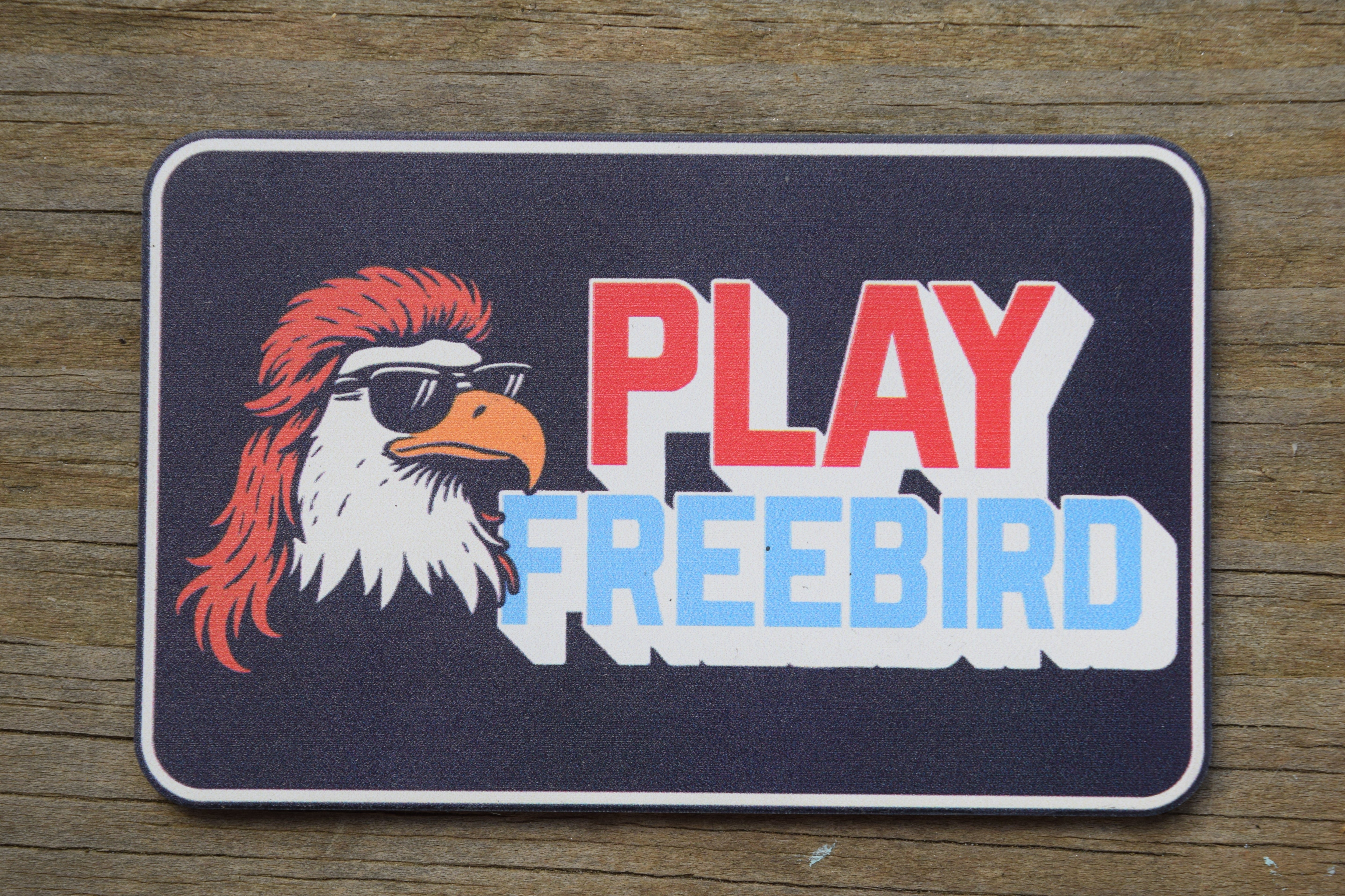 &amp;quot;Play FreeBird&amp;quot; UV Printed Patches