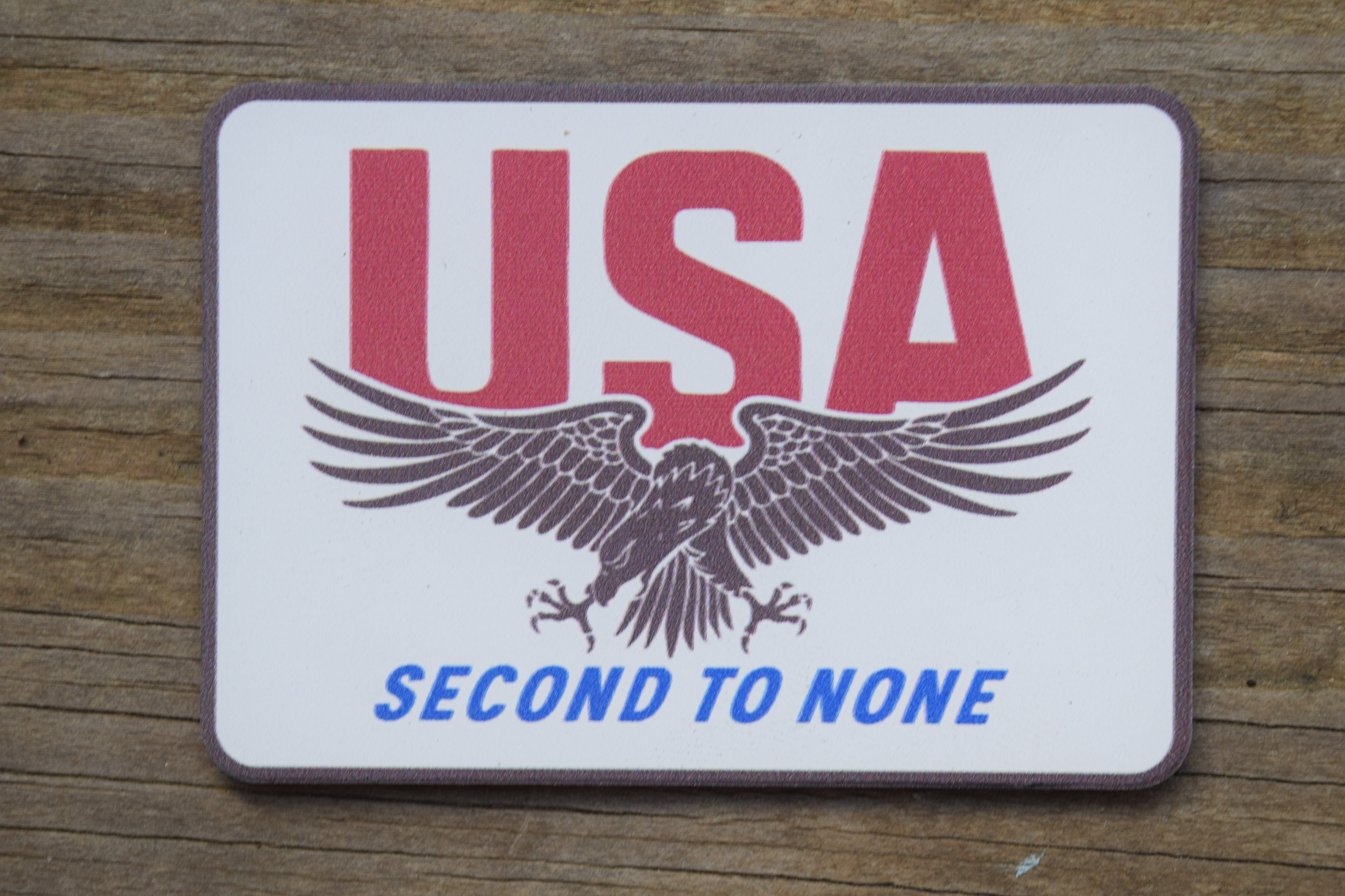 &amp;quot;USA Second to None&amp;quot; UV Printed Patches