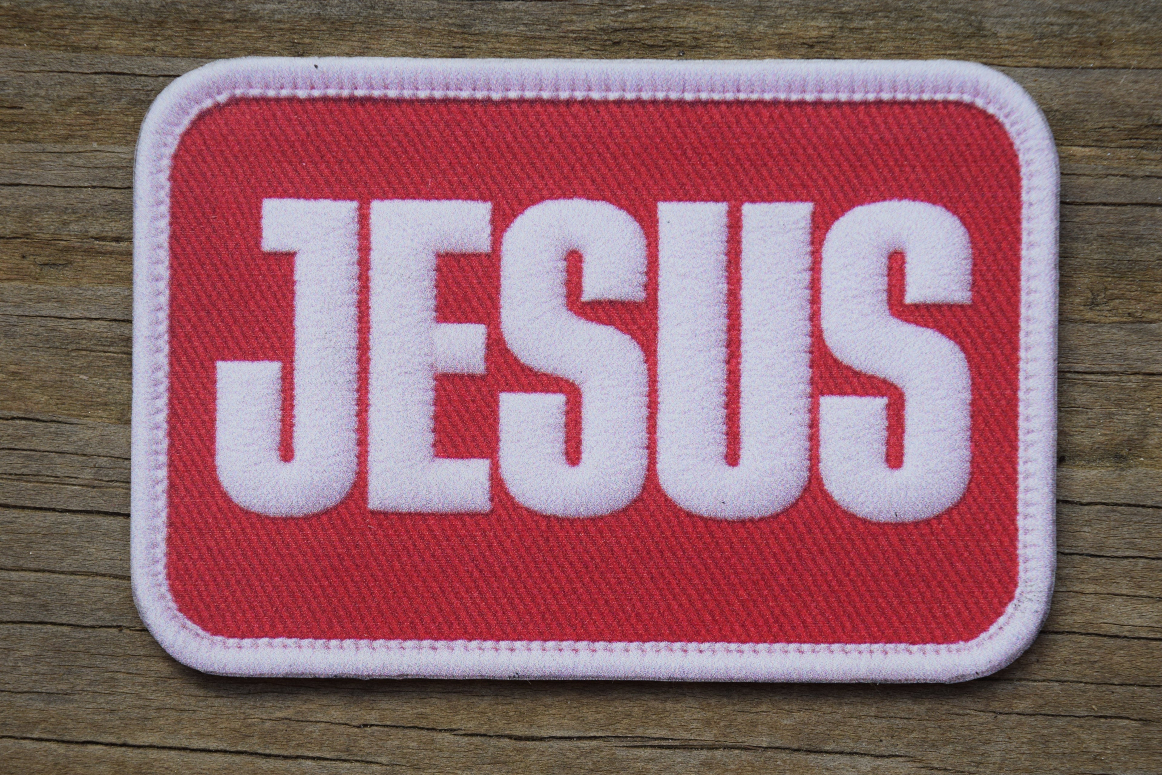 "JESUS" UV Printed Patches