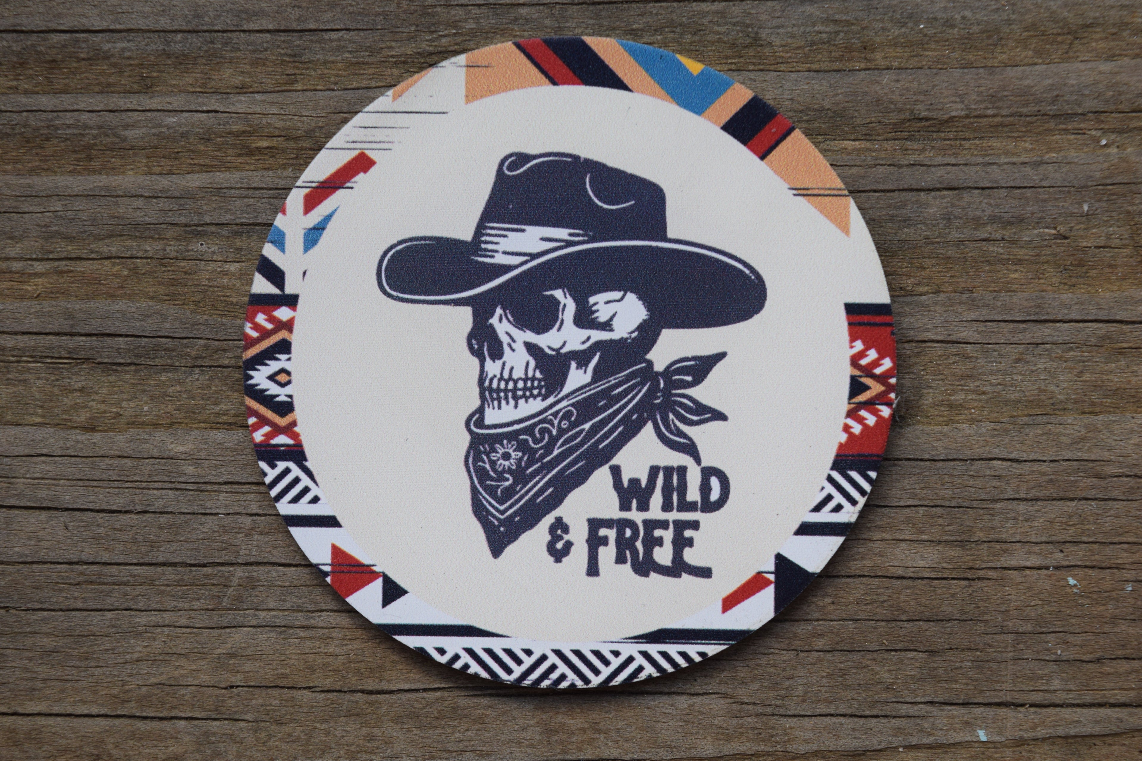 "Wild & Free" UV Printed Patches
